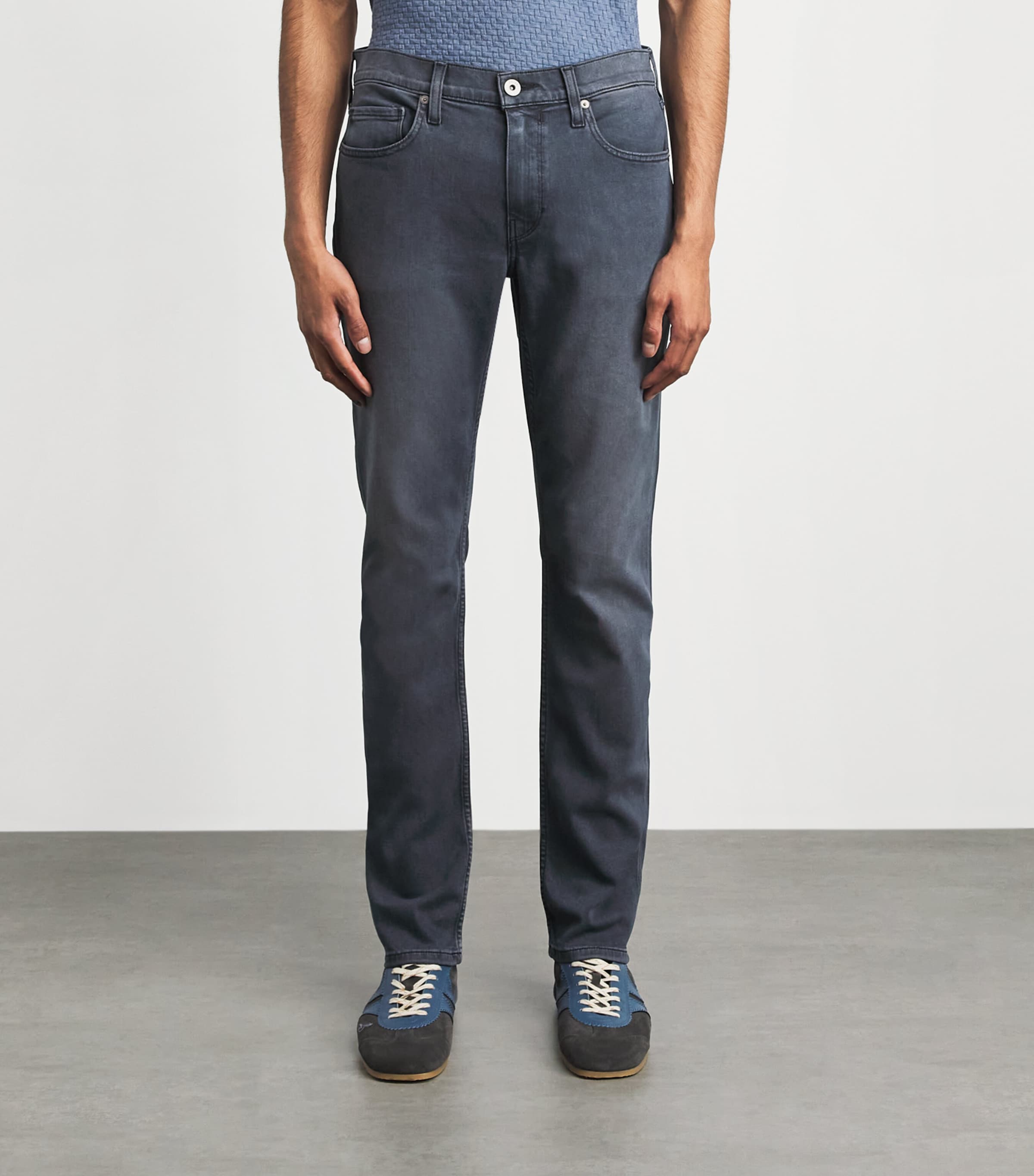 PAIGE Mens Lennox Slim Jeans Elshin Image 4