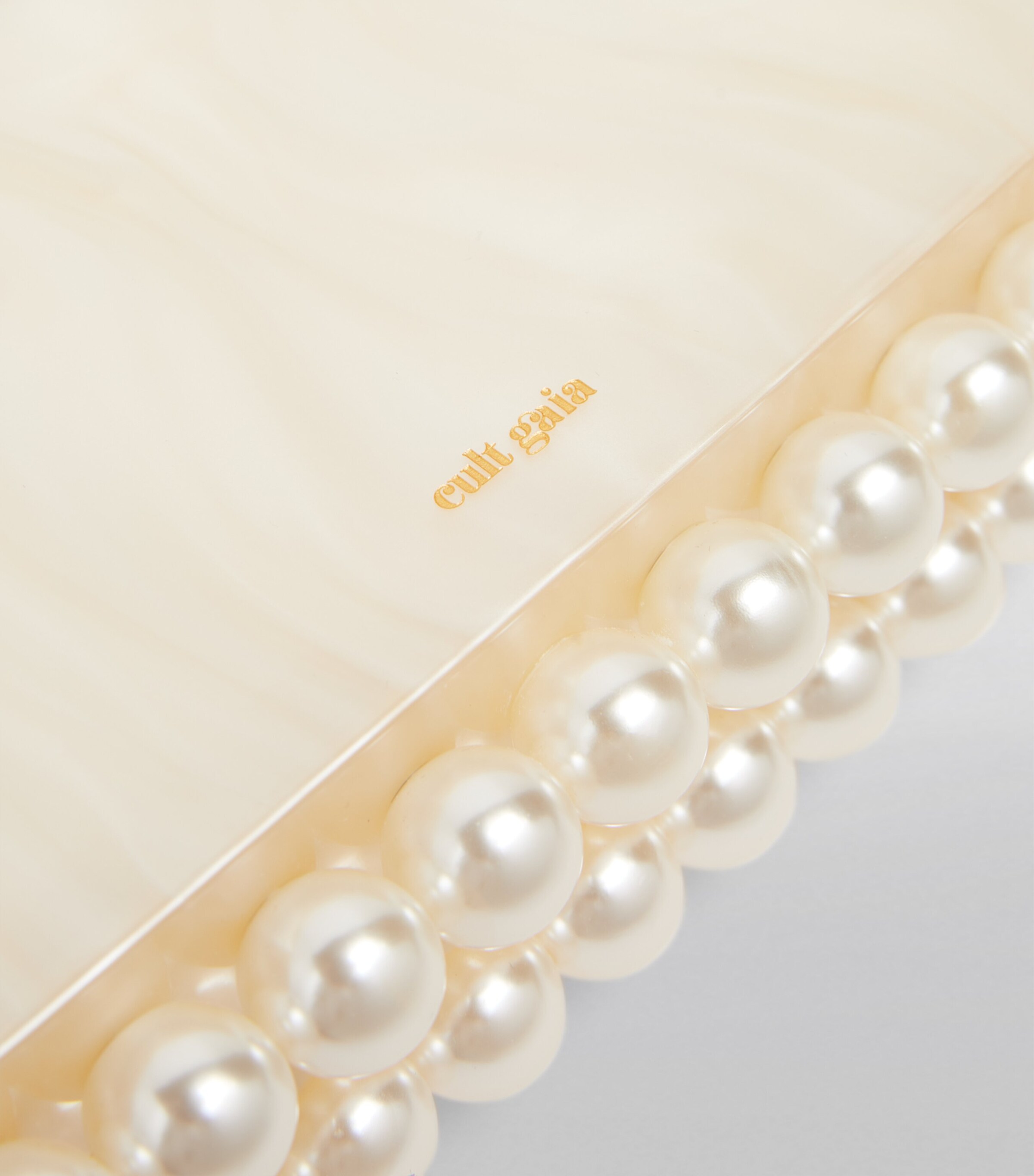 Cult Gaia Eos Clutch Bag Ivory Image 7