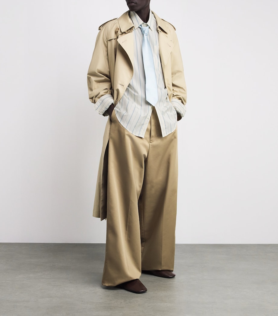 Cotton Poplin Stripe Shirt 1872 - IVOIRE/CIEL Image 2