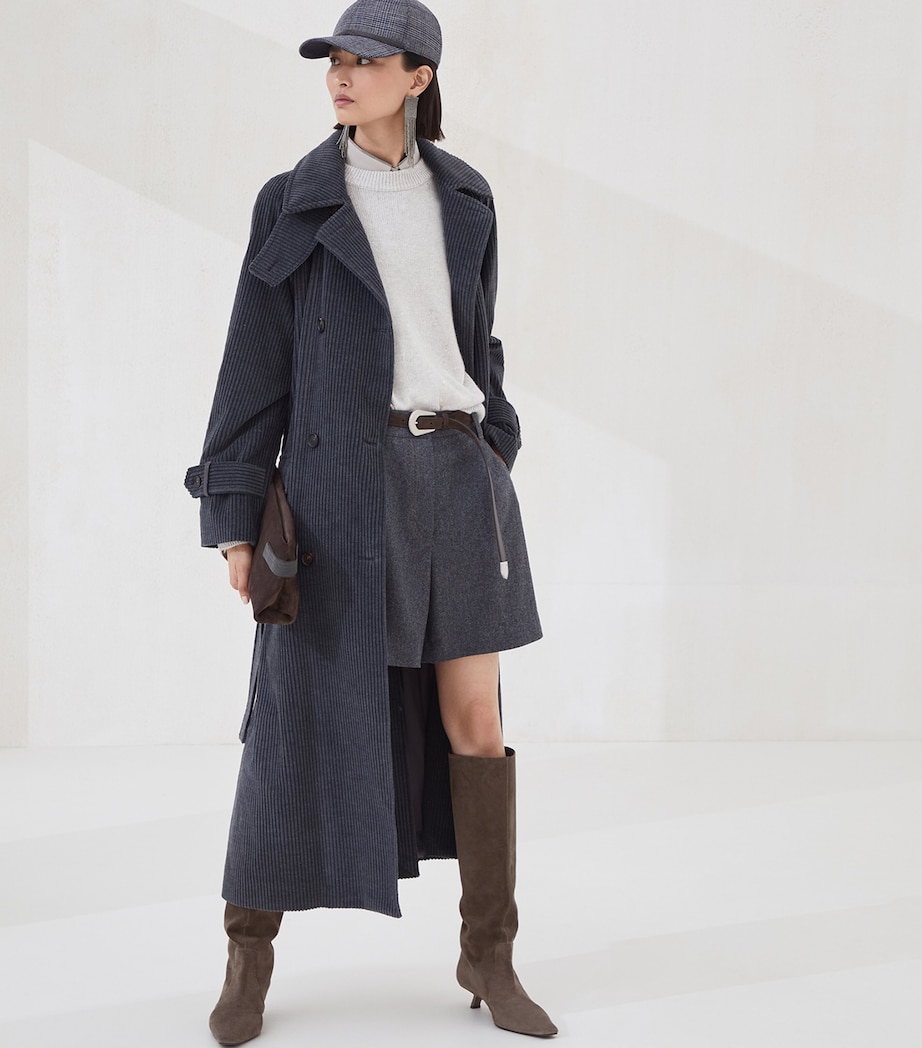 Cashmere-Silk Diamond Yarn Sweater C9610 Image 5