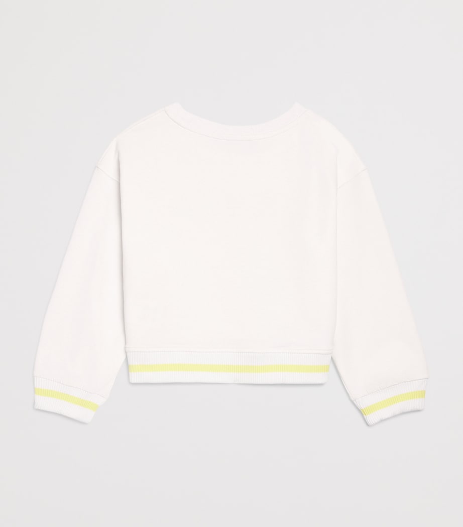 Monnalisa x Disney Tinker Bell Sweatshirt (2-12 Years) Optical White Image 2