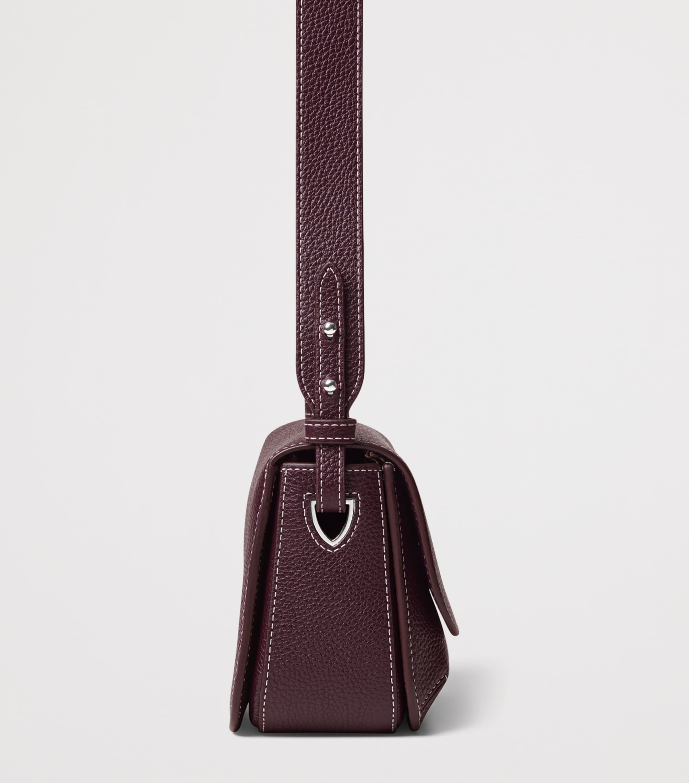 Aspinal Of London Leather Ella Cross-Body Bag Wine Image 4