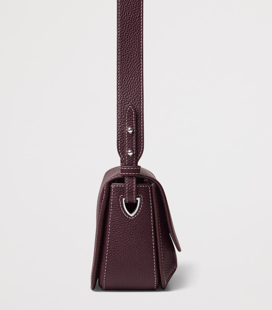 Aspinal Of London Leather Ella Cross-Body Bag Wine Image 4