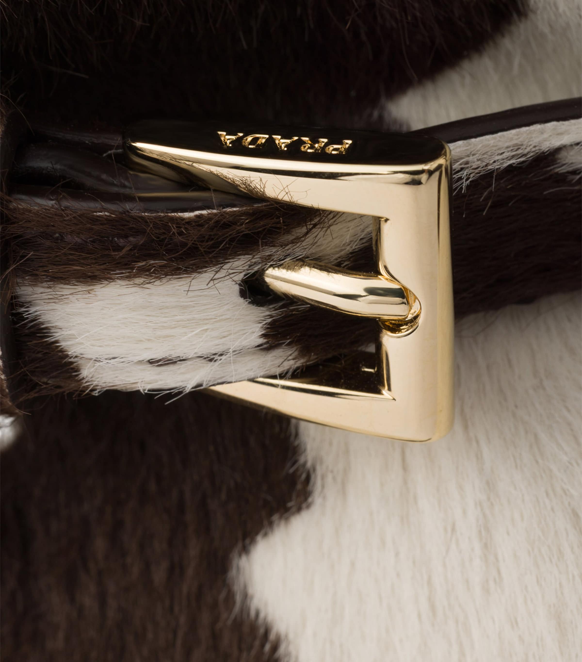 Medium Calf Hair Printed Bonnie Top-Handle Bag F0G3N Image 6