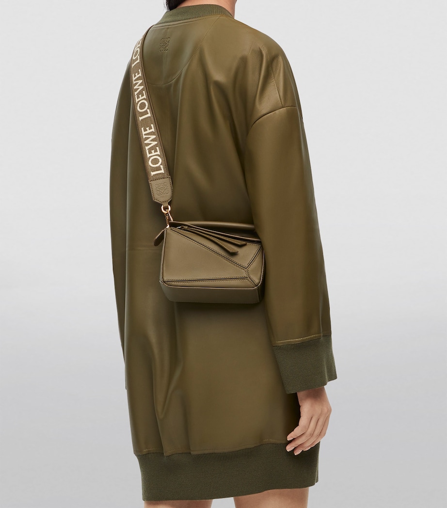 Jacquard Anagram Strap DARK KHAKI GREEN Image 2