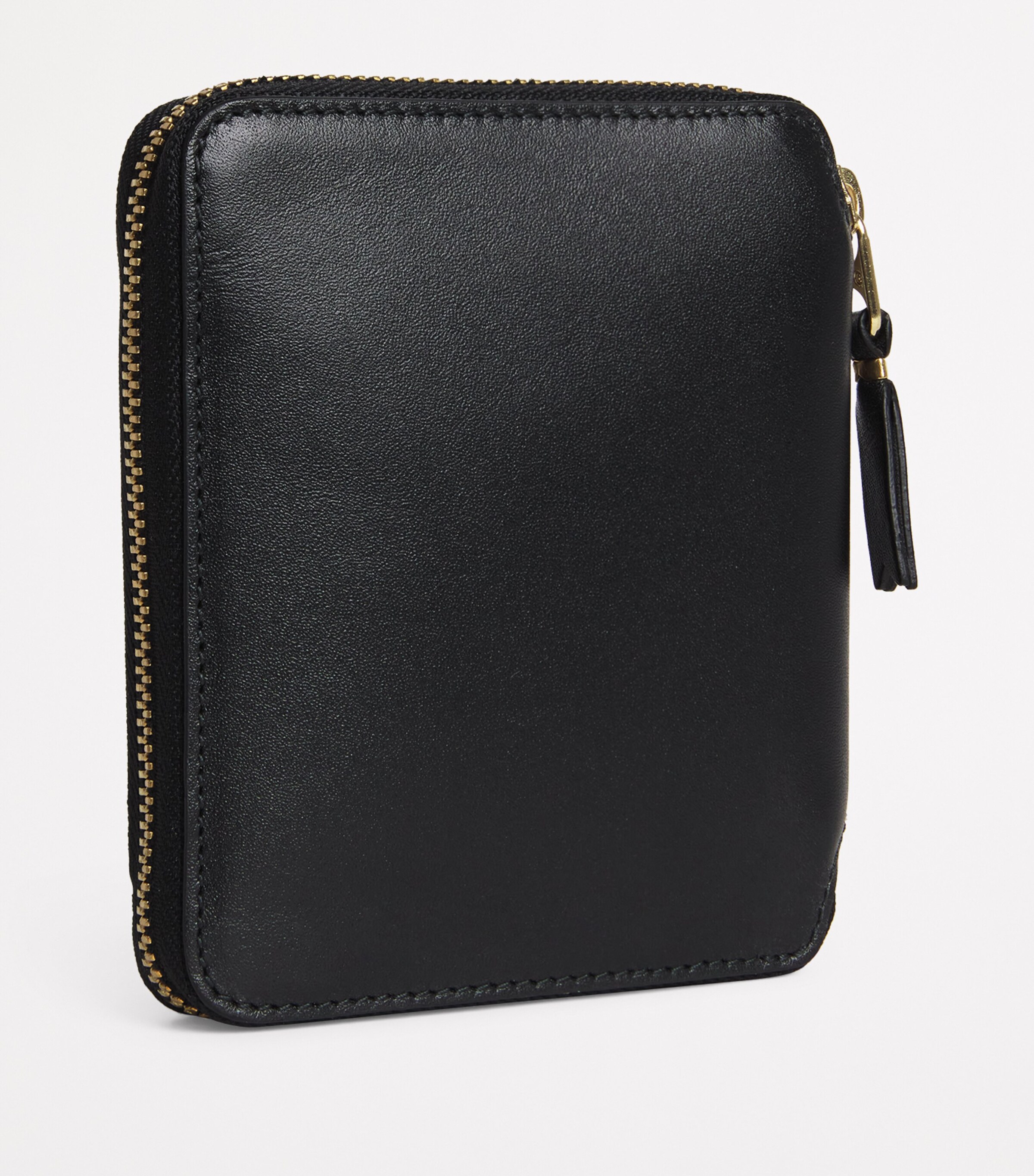 Comme Des Garçons Wallet Leather Zipped Wallet Black Image 2