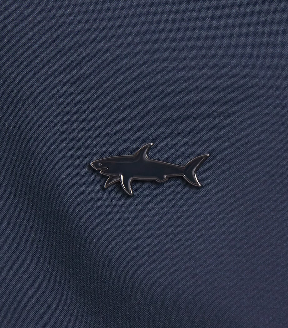 Paul & Shark Typhoon Platinum Bomber Jacket (8-14 Years) Blu Shark Image 3