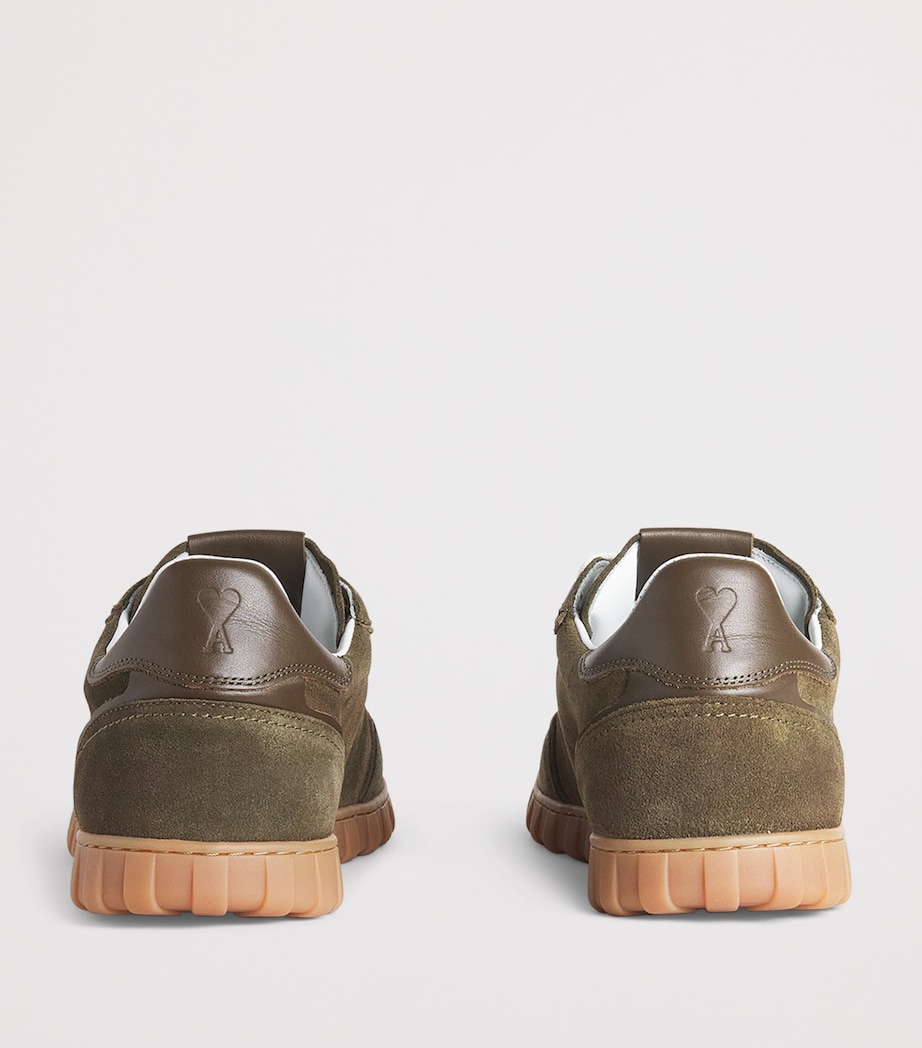 Suede Low-Top Sneakers BRONZE Image 4