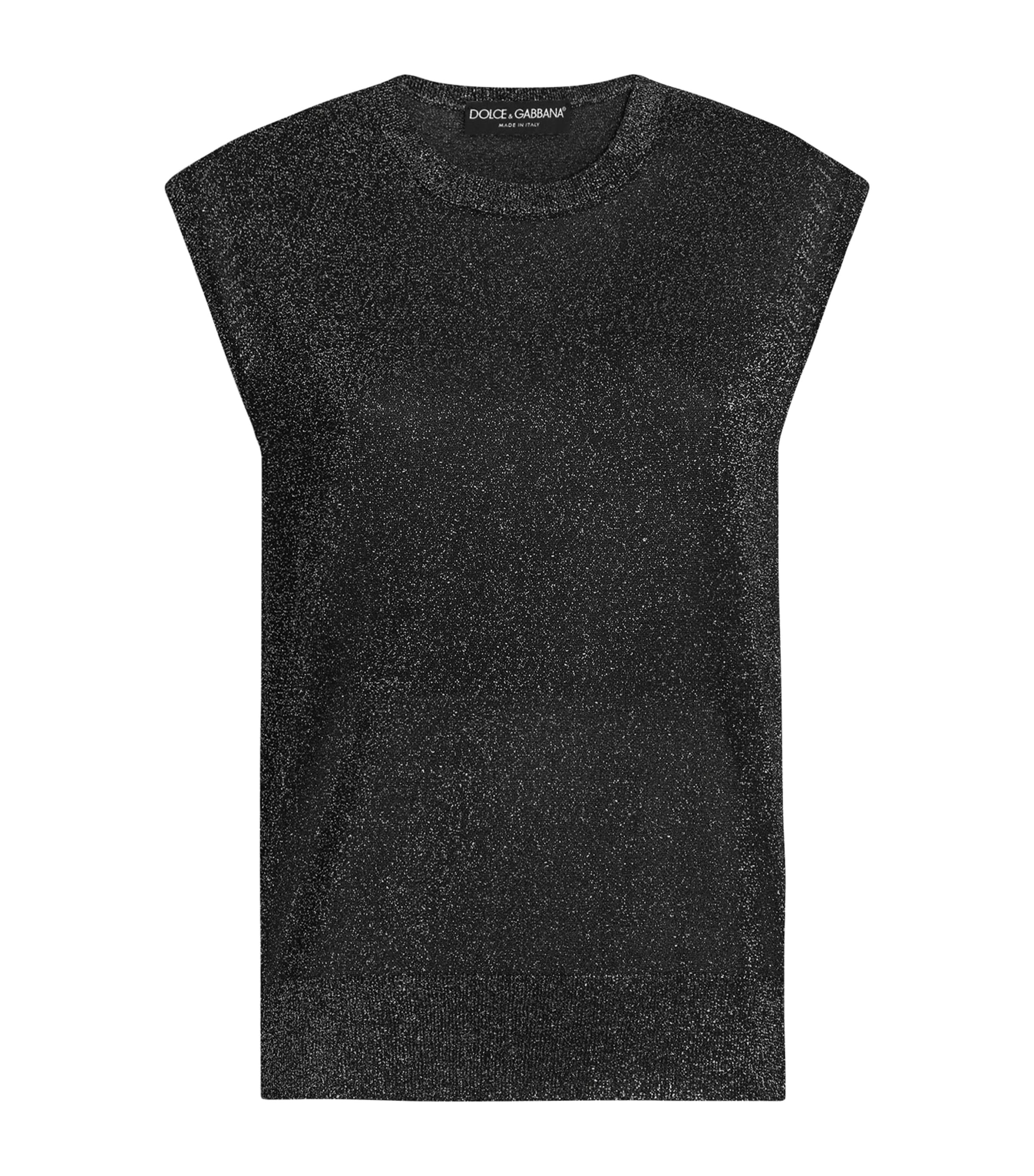 Metallic-Trim Tank Top S8001-FANT Image 1