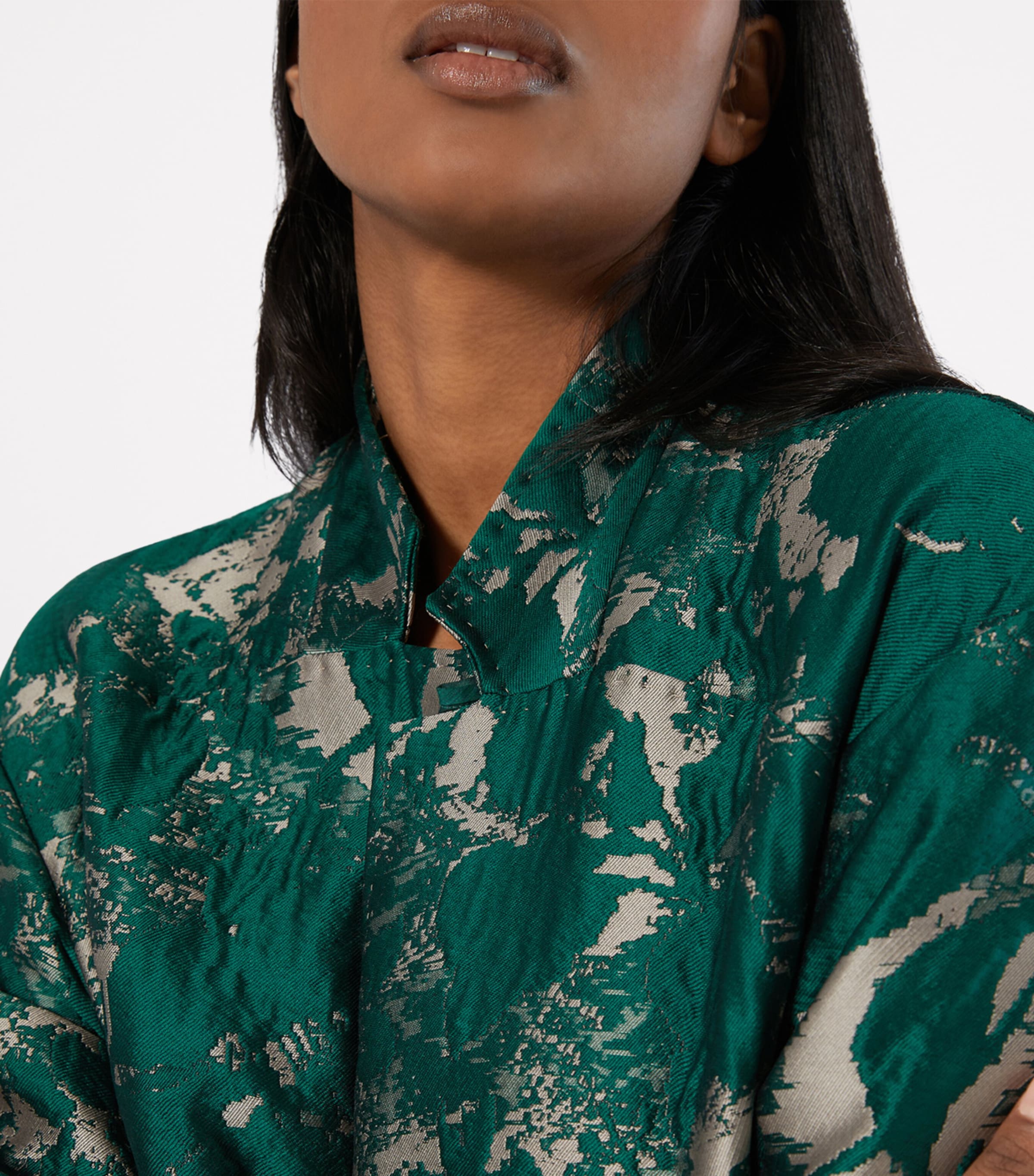 Latina Wrap Coat ROSE GOLD Image 5