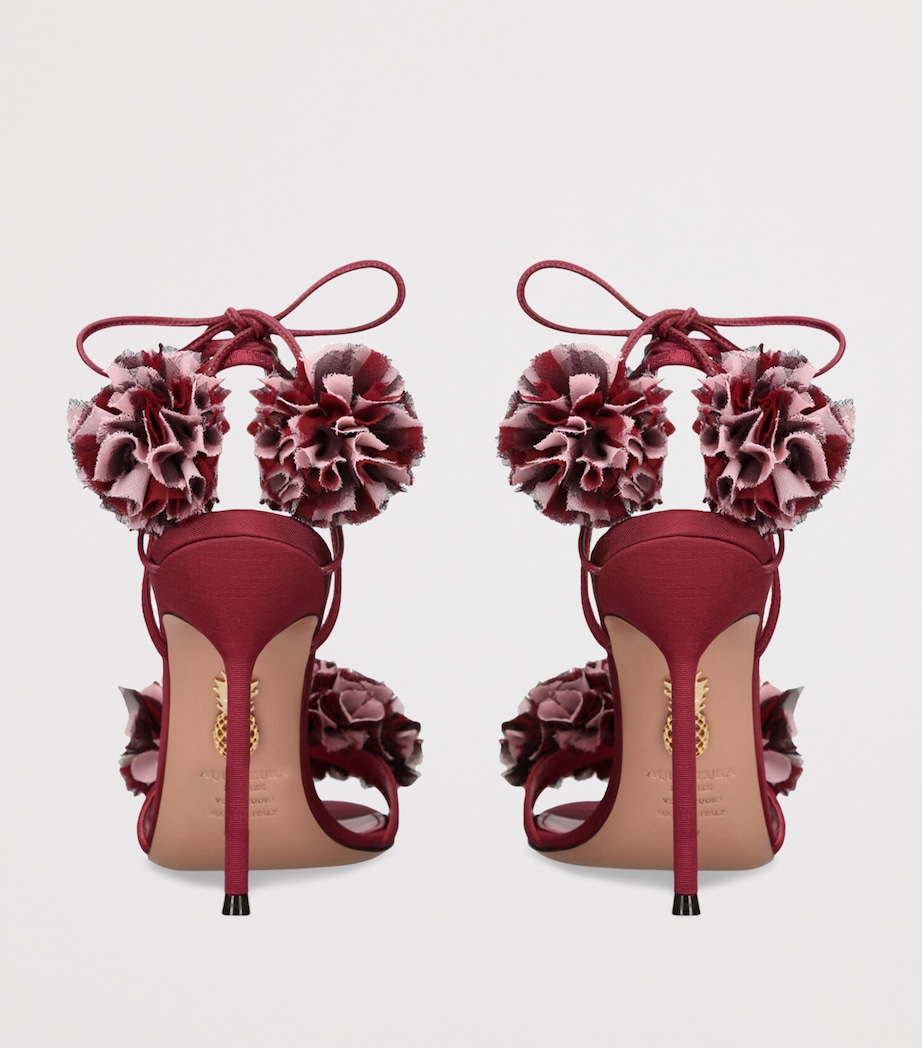 Leather Cherry Kiss Sandals 105 RED Image 2