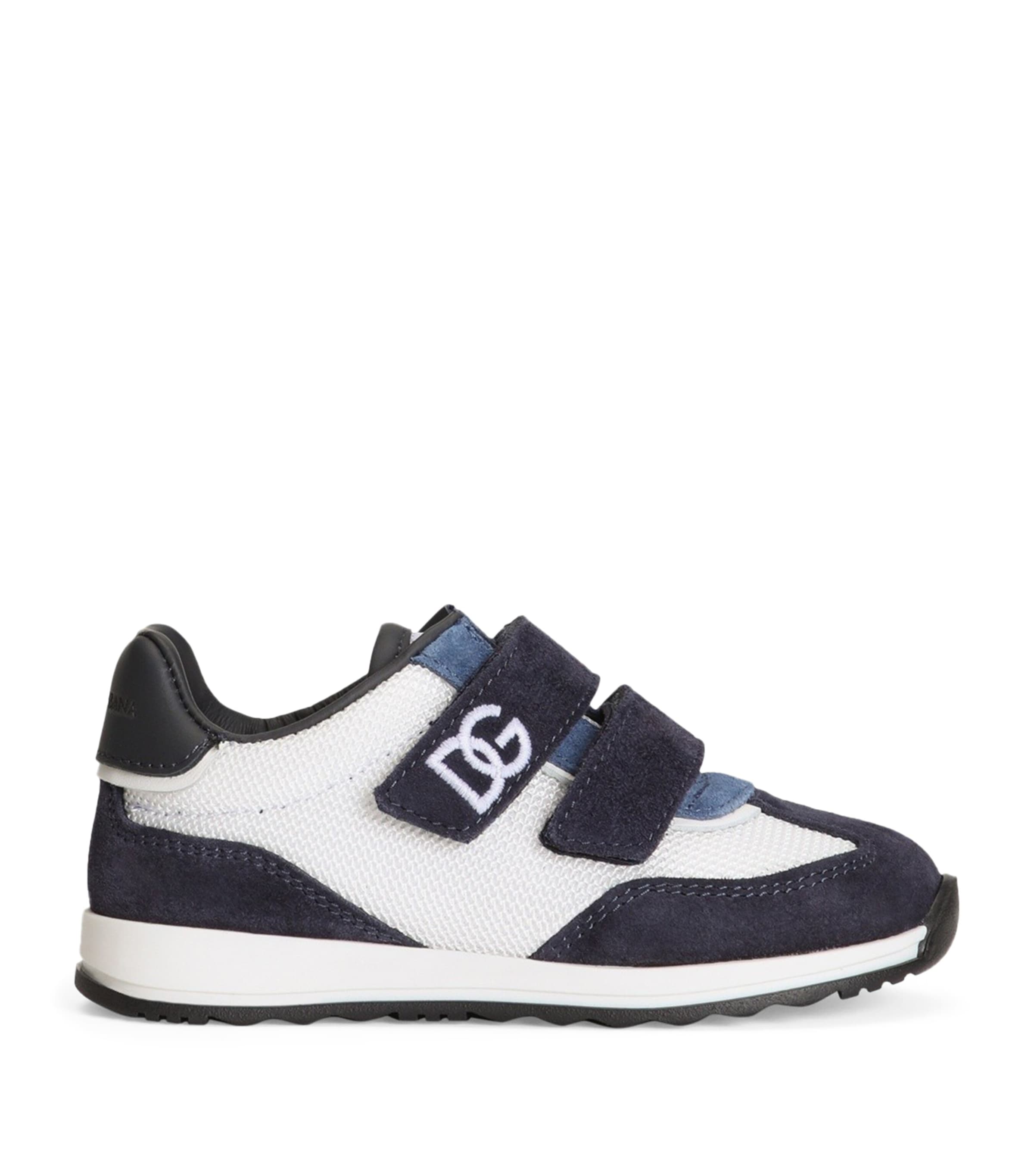 Dolce&Gabbana Kids DG Logo Sneakers White/blue Image 1