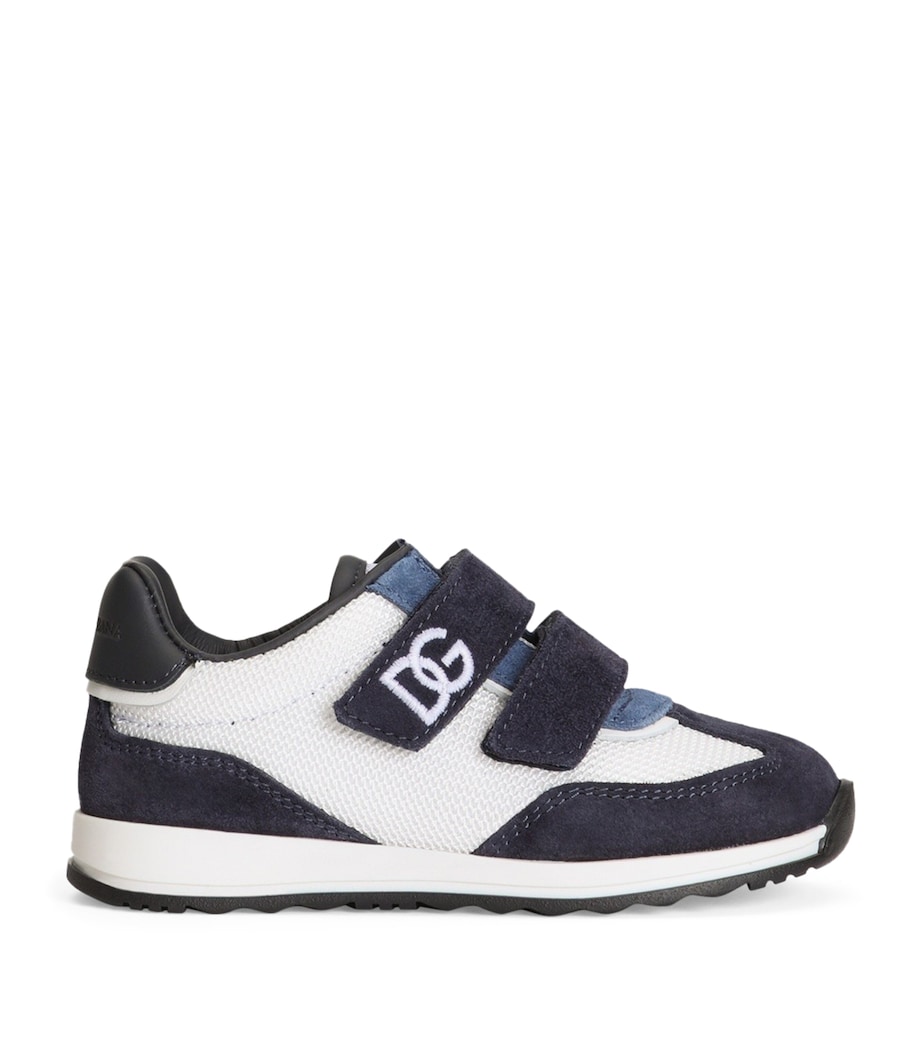 Dolce&Gabbana Kids DG Logo Sneakers White/blue Image 1