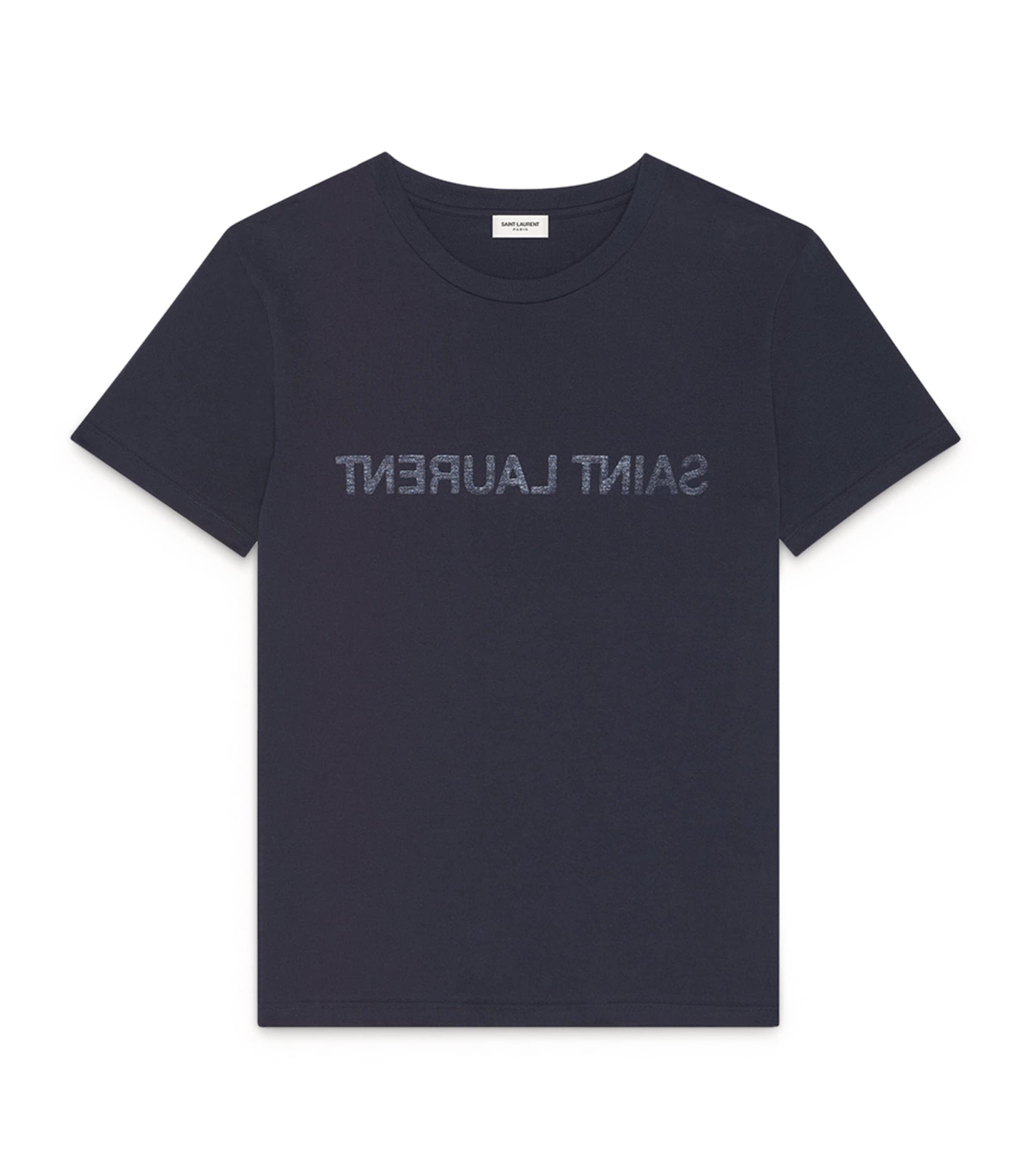 Saint Laurent Mens Logo T-Shirt Image 1