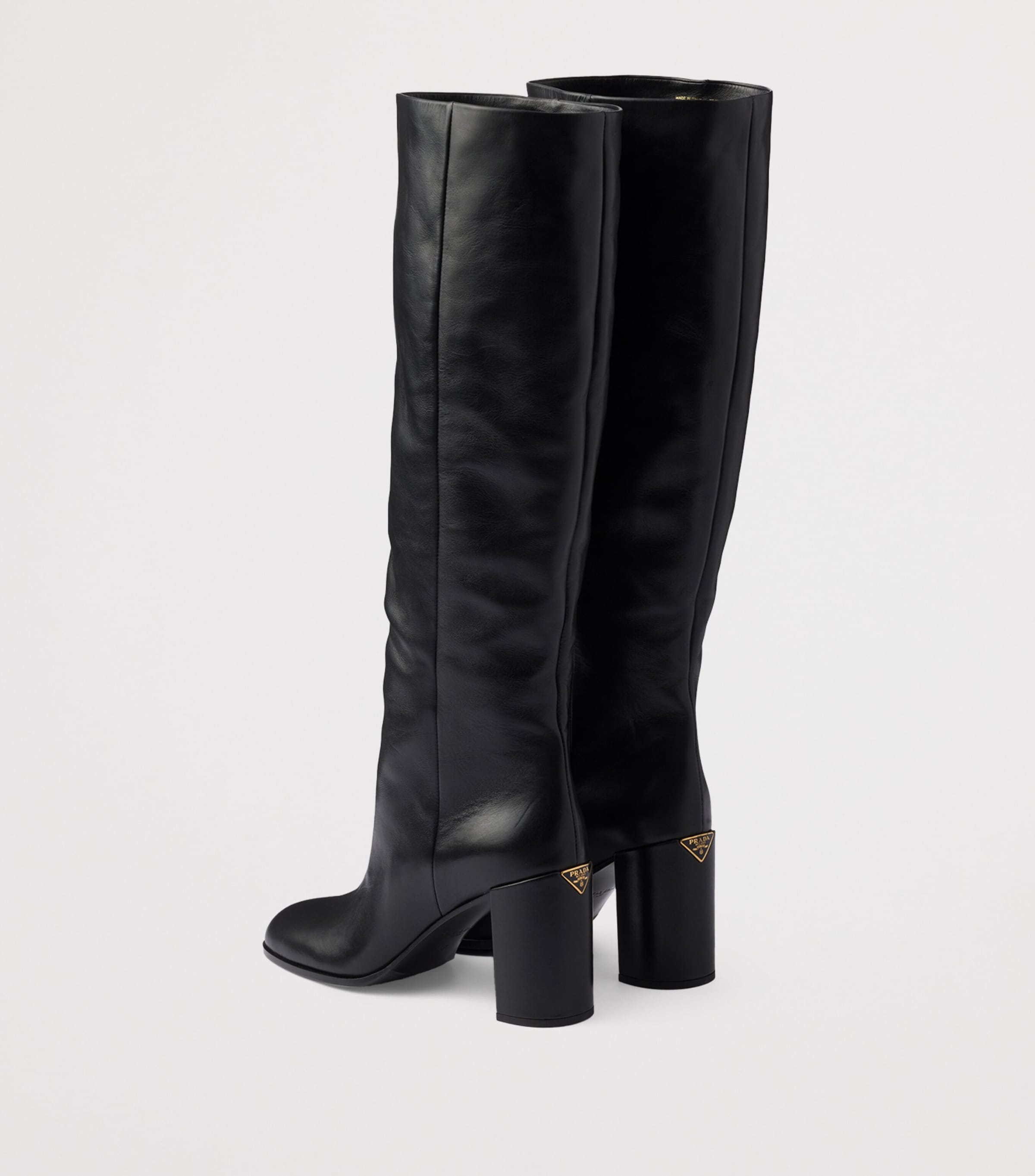 Leather Knee-High Boots F0002 Image 4