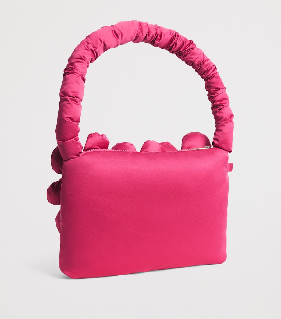 Monnalisa Quilted Flower Bag Rose Violet Image 2