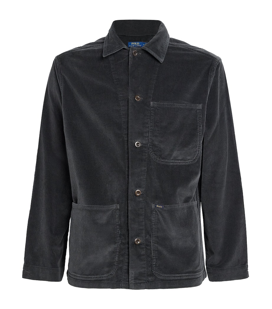 Corduroy Overshirt GREY Image 1