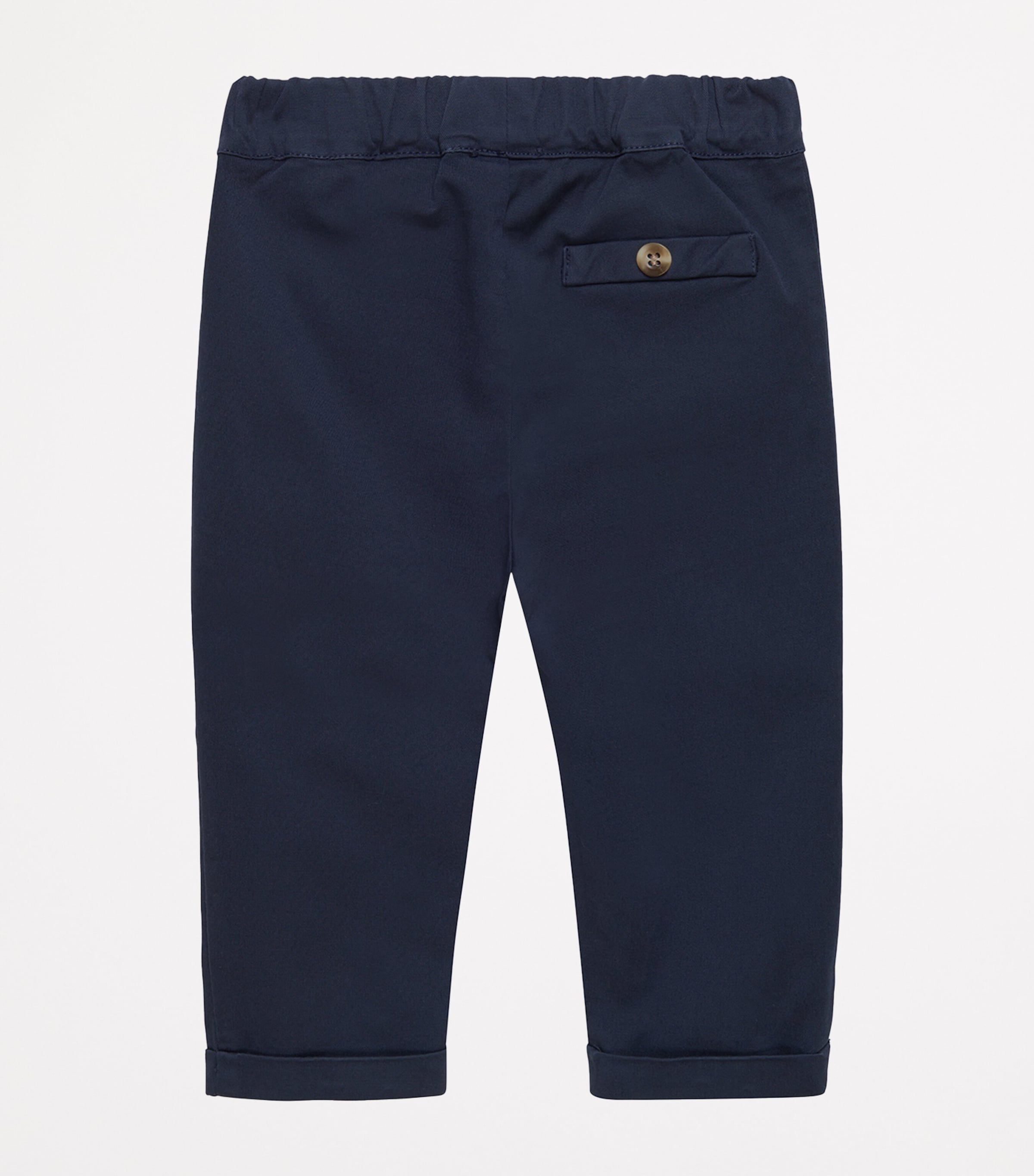 Stretch-Cotton Jacob Trousers (3-24 Months) NAVY Image 2