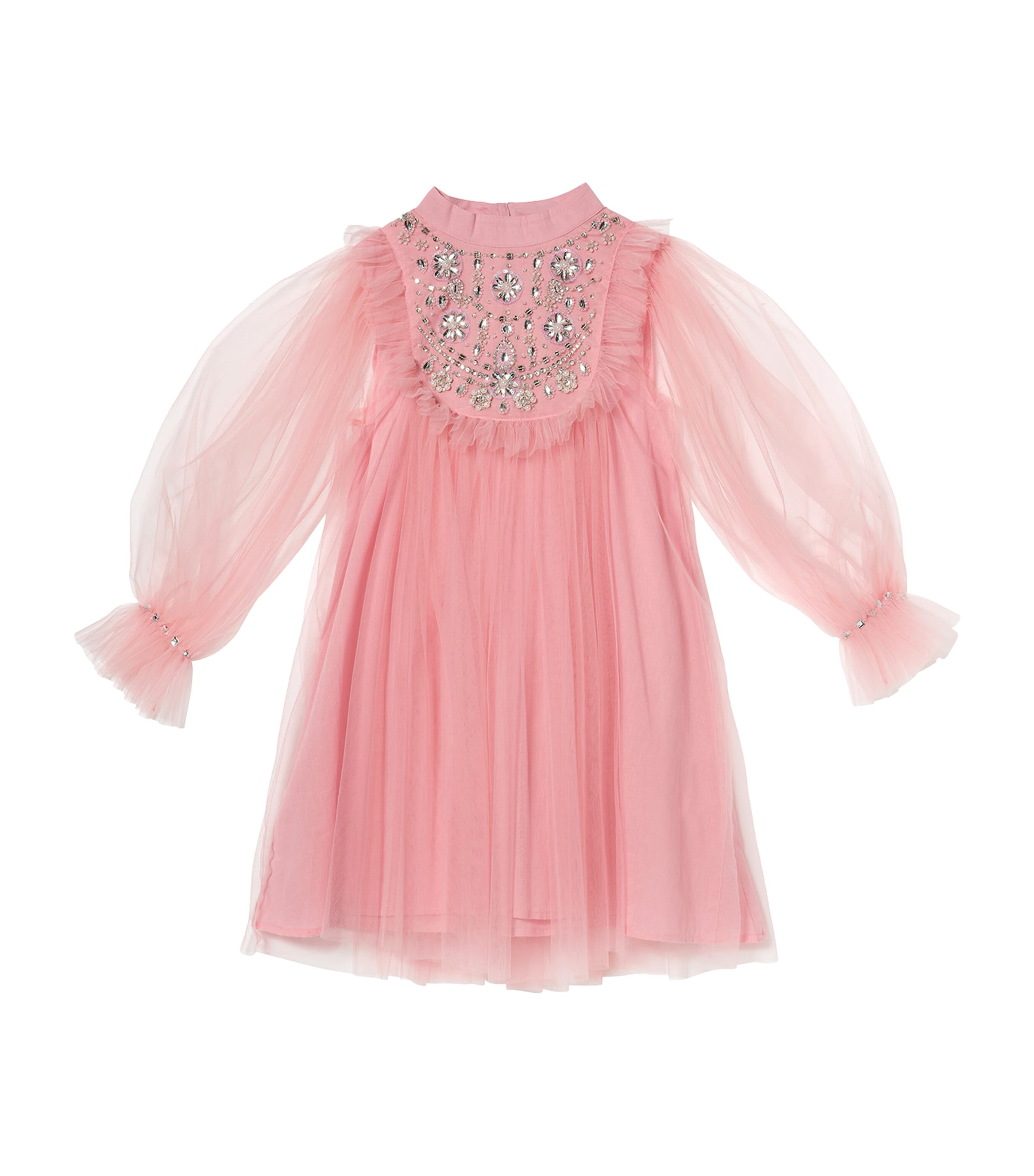Tutu Du Monde Tulle Almas Dress (2-11 Years) Peach Blush Image 1