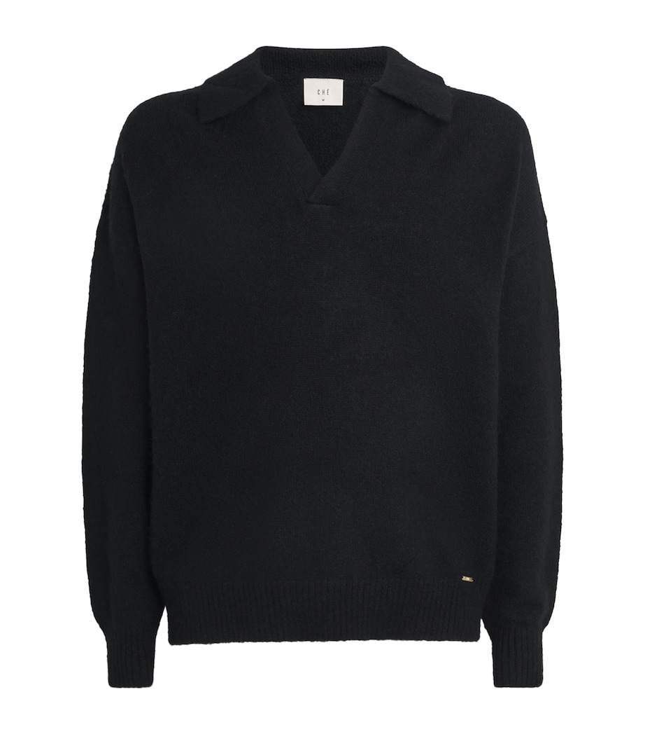 Atticus Knit Sweatshirt 11 - NAVY Image 1