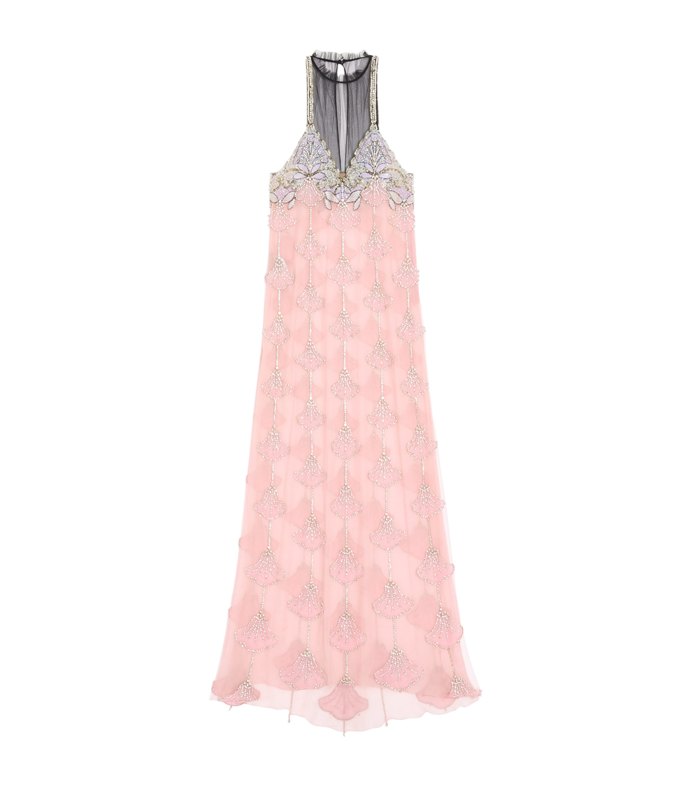 Valentino Womens Embellished Tulle Gown Cuz Image 1