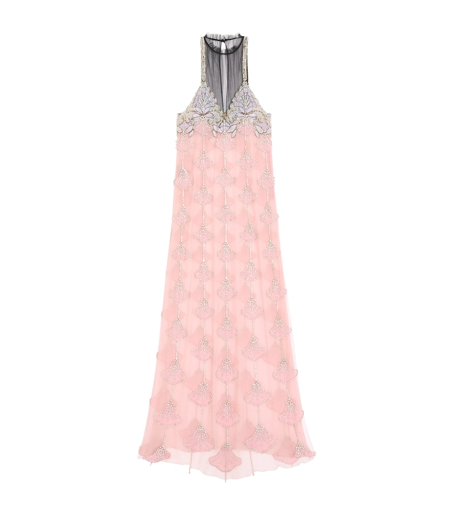 Valentino Womens Embellished Tulle Gown Cuz Image 1