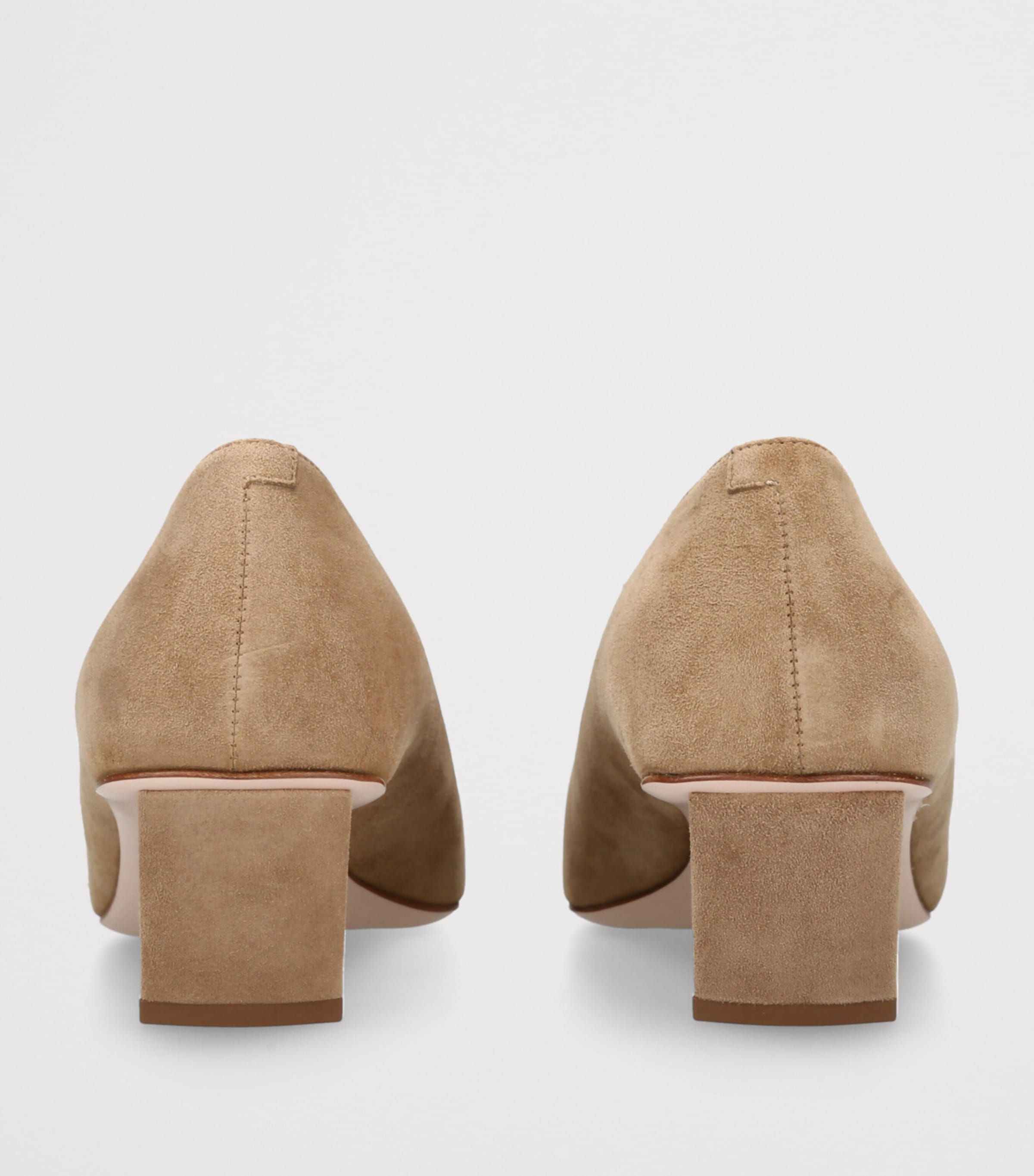 Suede Belle Vivier Pumps 45 TAN COMB Image 2