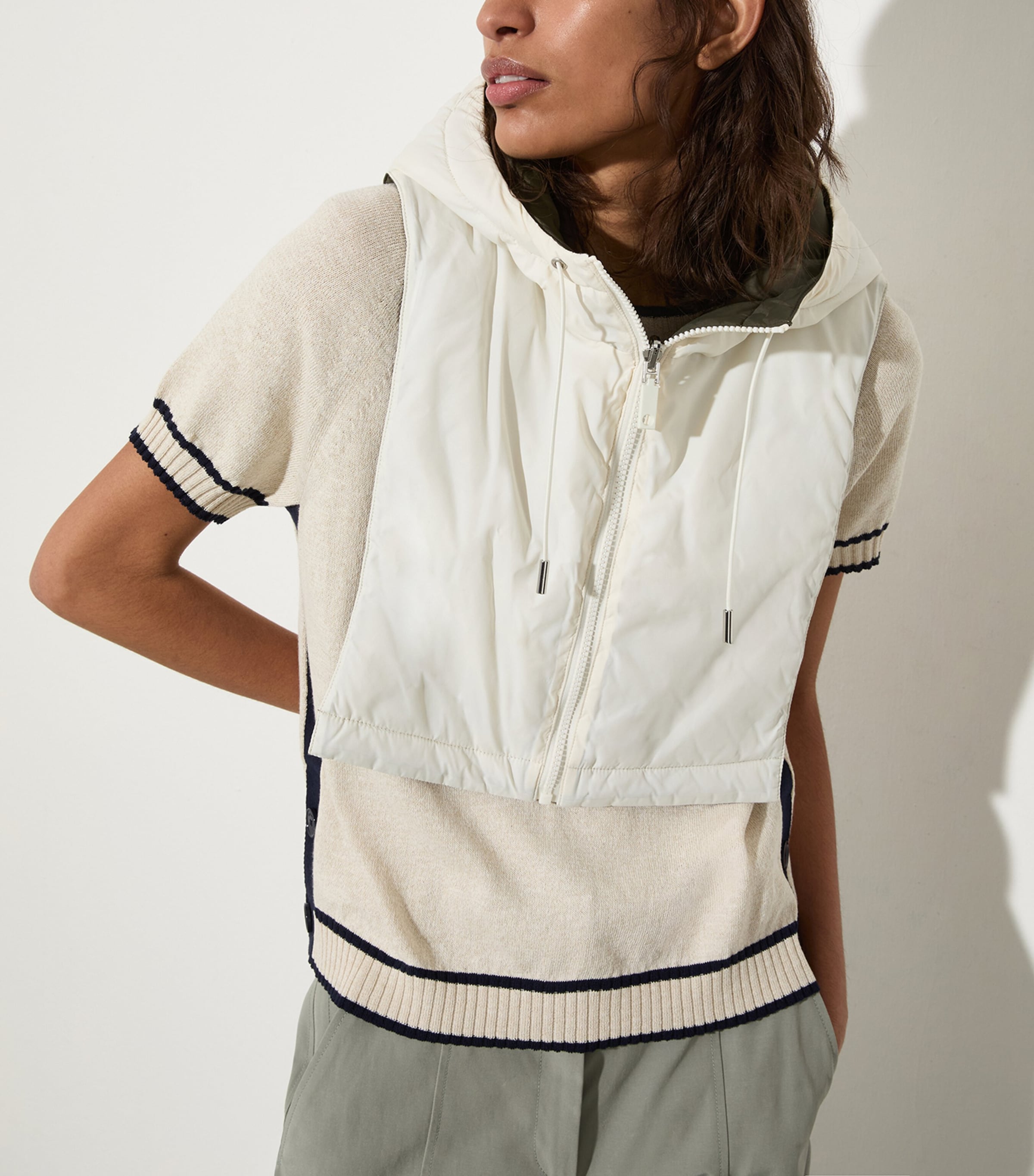 Reversible Gilet WHITE Image 3
