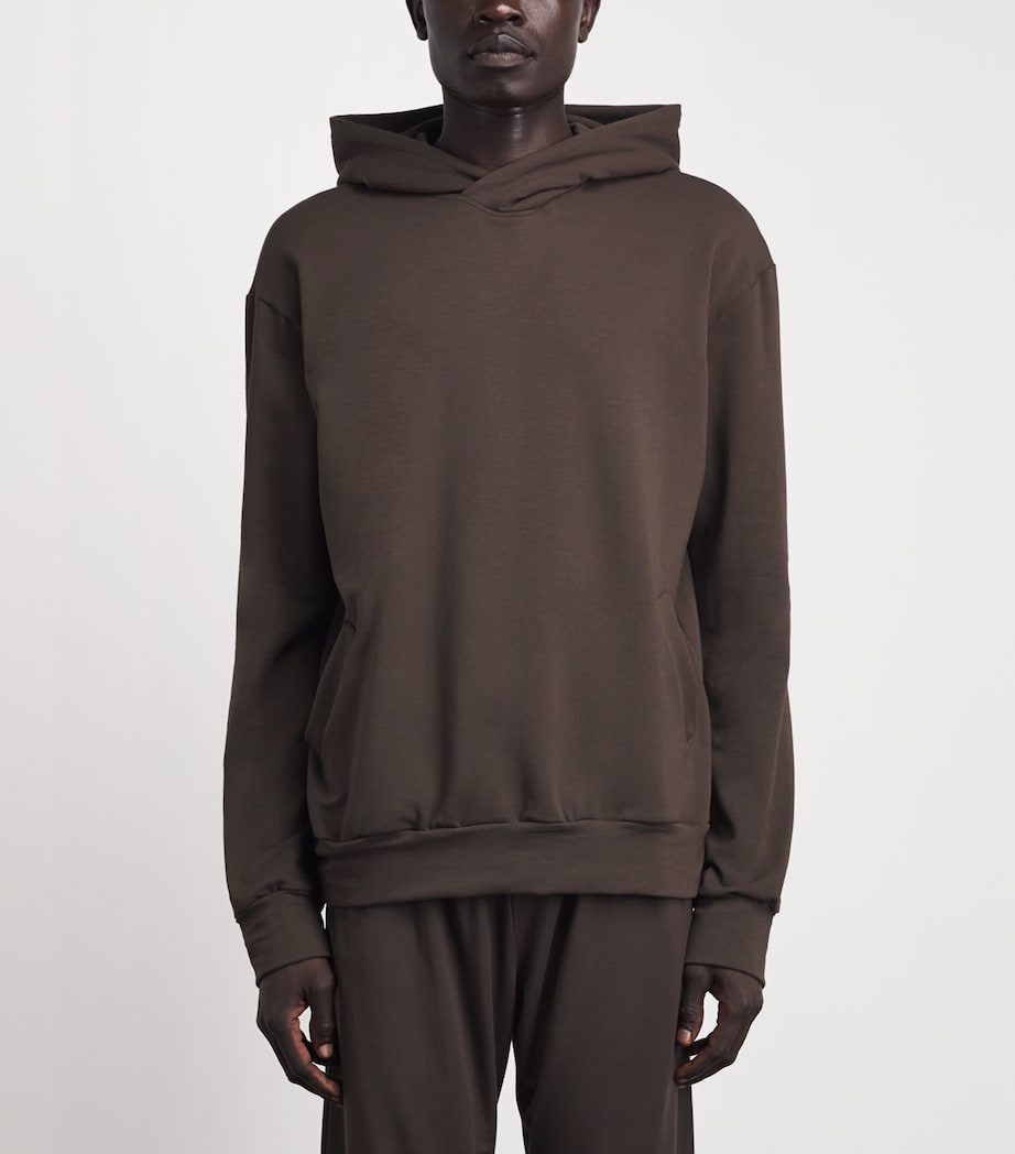 Homebody Mens Snuggle Hoodie Coffee Bean Image 4