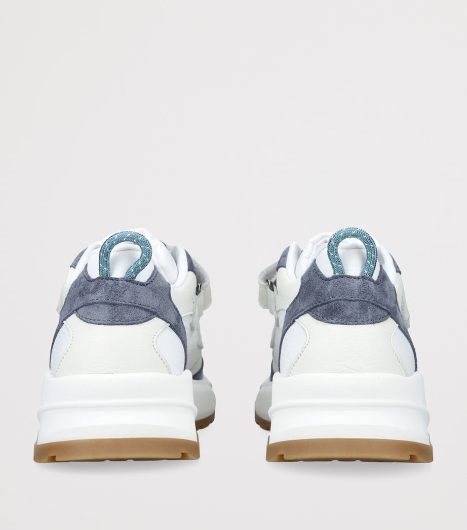 Velcro Sneakers WHITE/NAVY Image 2