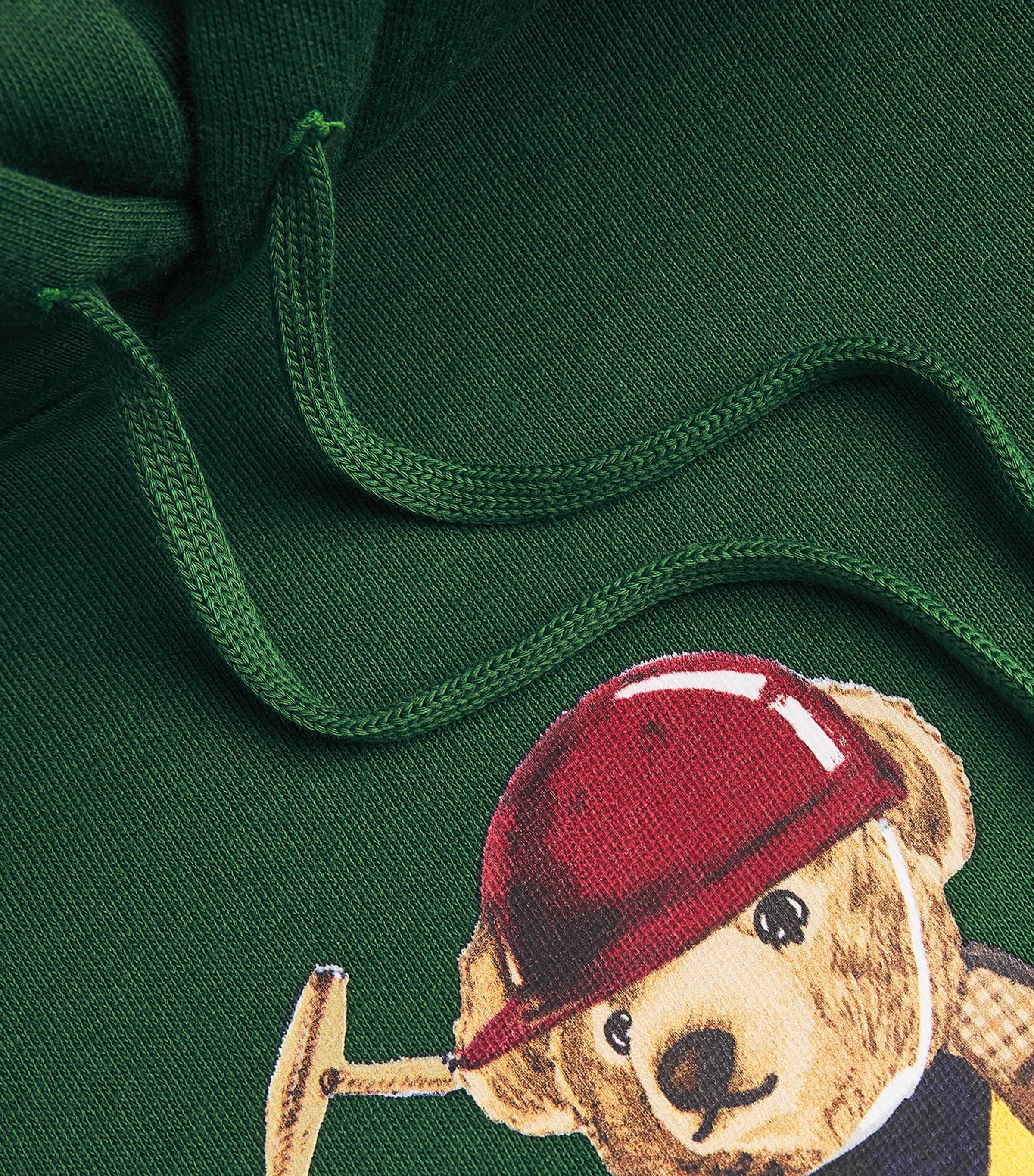 Cotton-Blend Polo Bear Hoodie NW FRST-SOCIETY BEAR Image 5