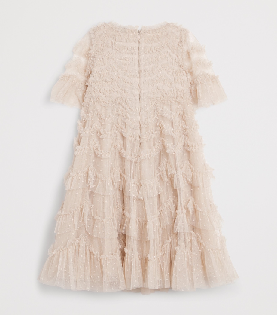 Tulle Ruffled Aviana Dress (4-12 Years) OYS Image 2