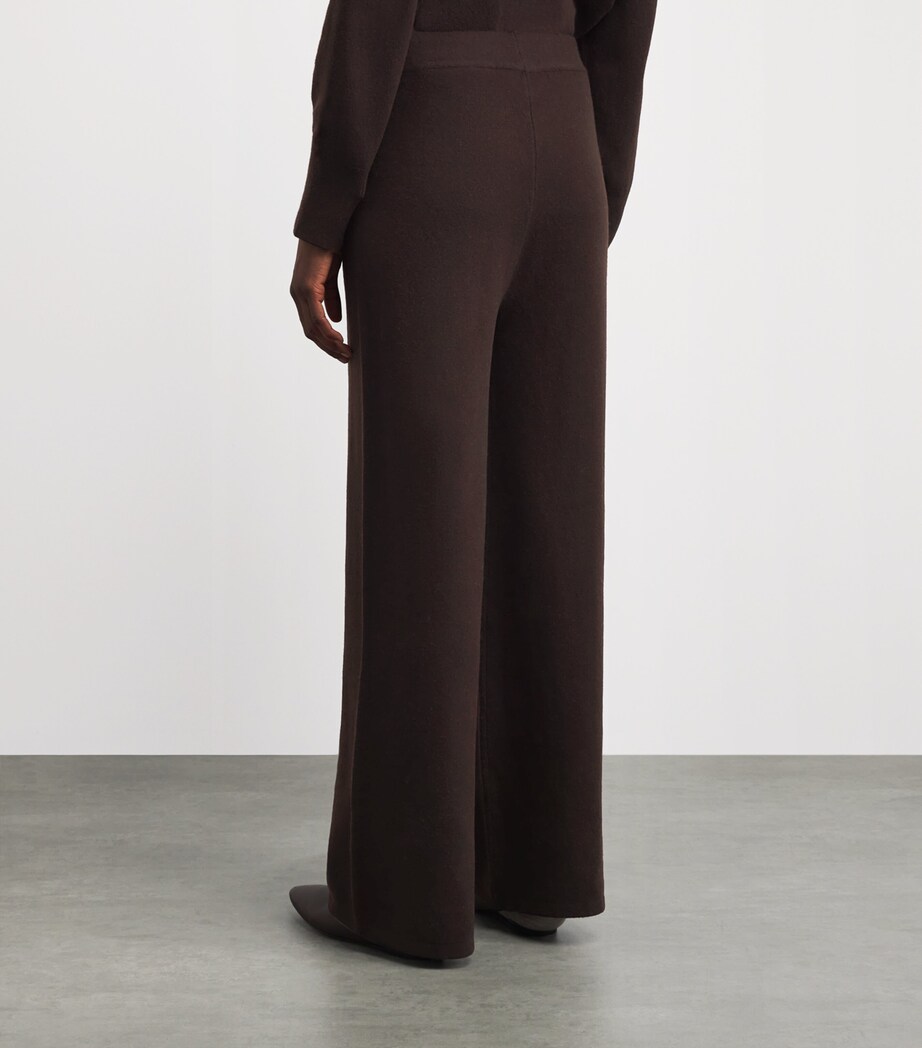 Yves Salomon Womens Merino Wool Straight Trousers Image 5
