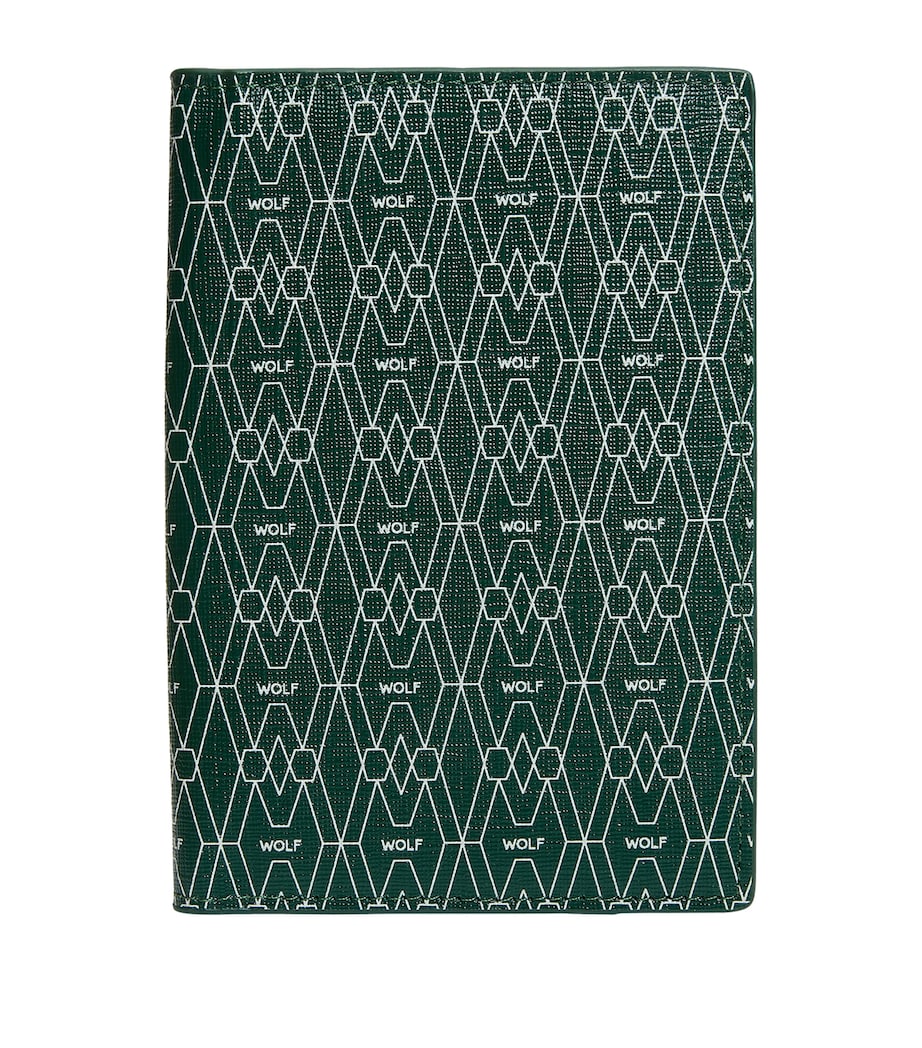 Vegan Signature Passport Sleeve GREEN Image 1