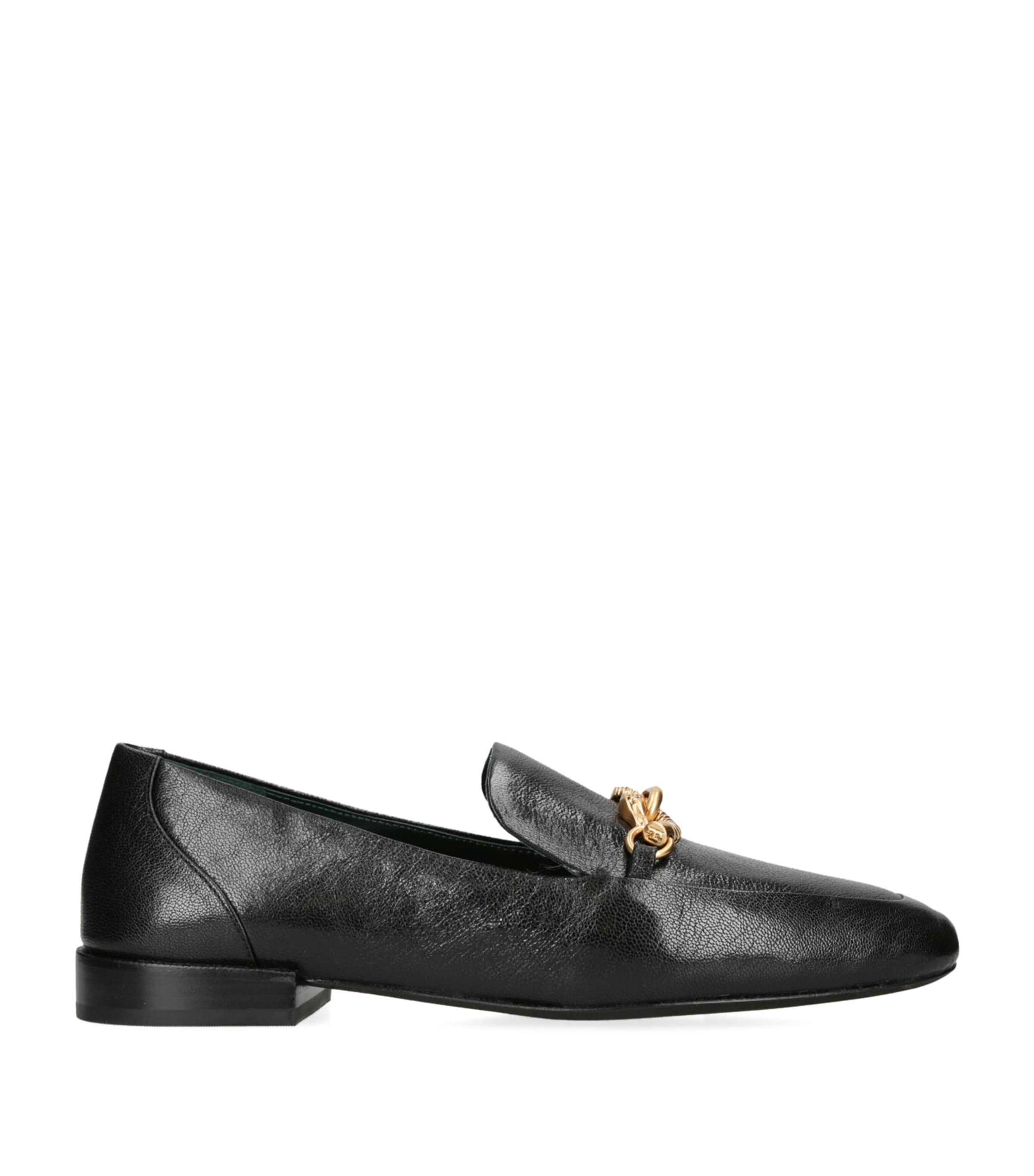 Leather Jessa Loafers BLACK Image 1