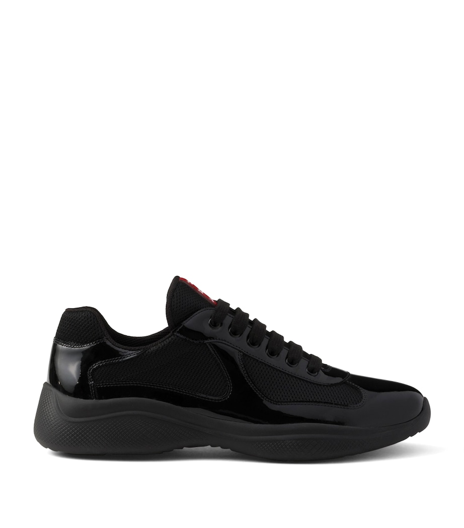 Patent Leather-Blend America's Cup Sneakers F0002 Image 1