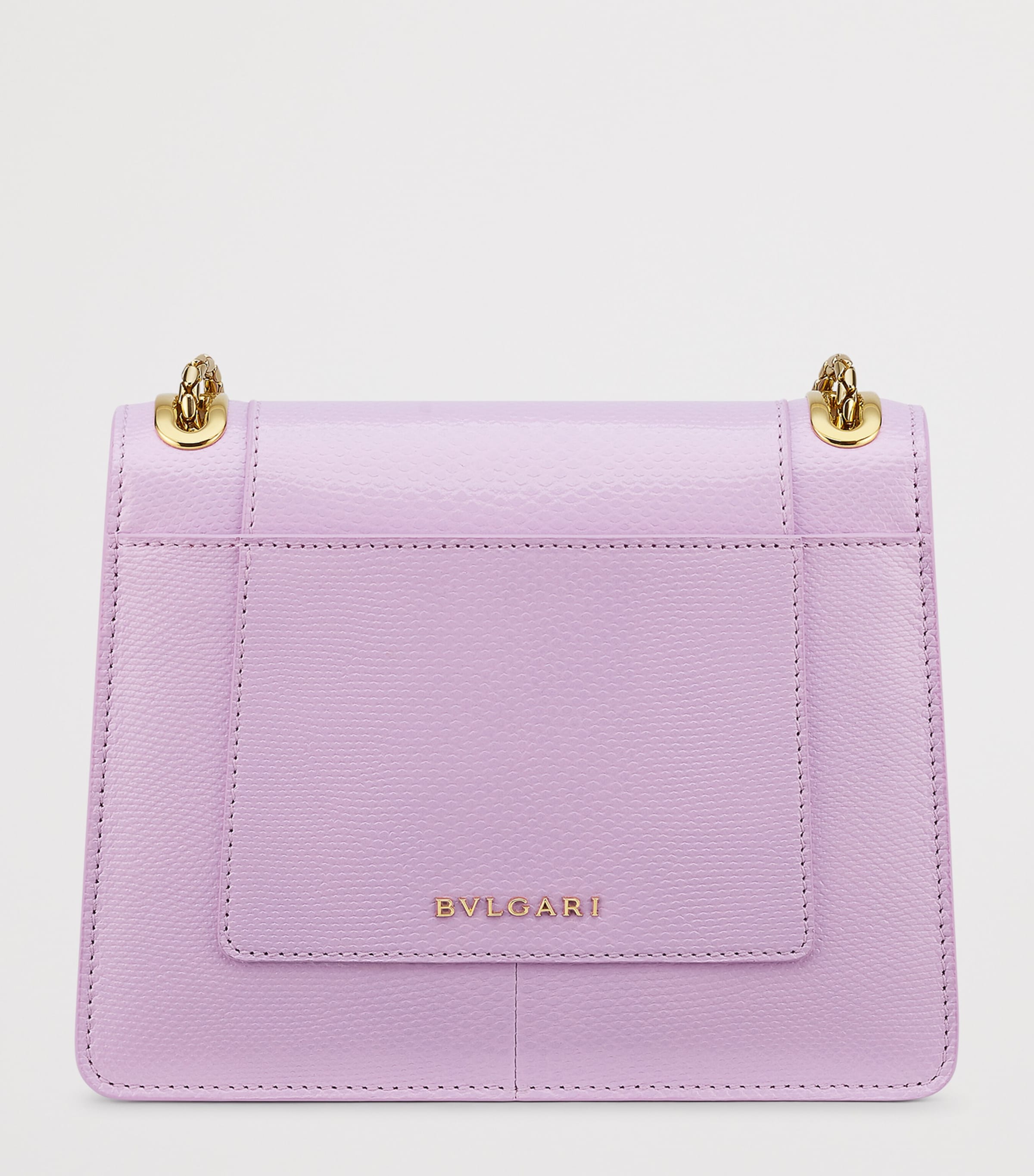 Bvlgari Small Leather Serpenti Forever Day-to-Night Shoulder Bag Fuchsia Image 4