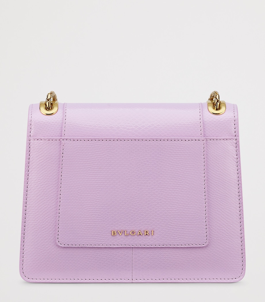 Bvlgari Small Leather Serpenti Forever Day-to-Night Shoulder Bag Fuchsia Image 4