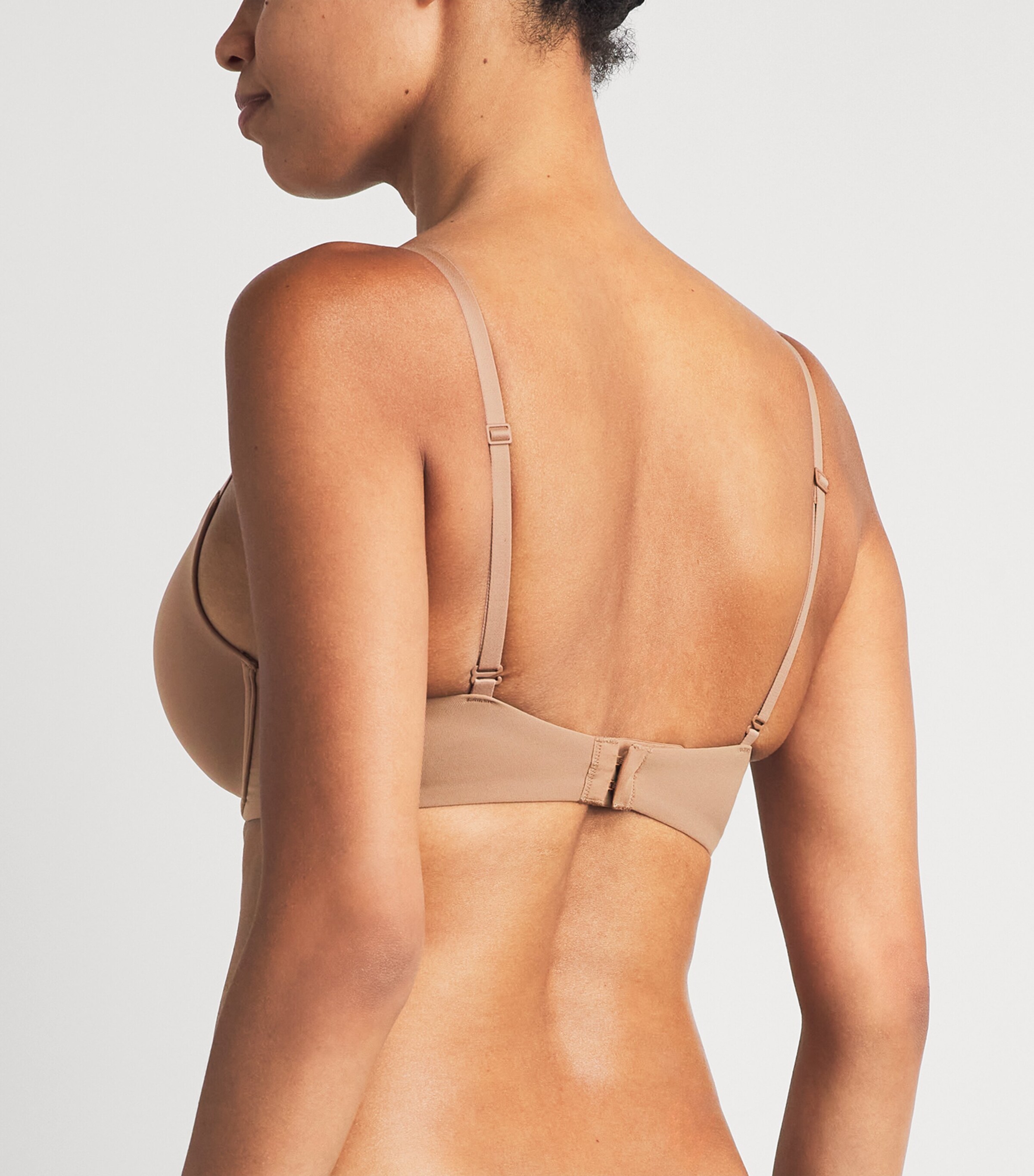 Skims Womens Fits Everybody Unlined Demi Bra Sienna Image 3