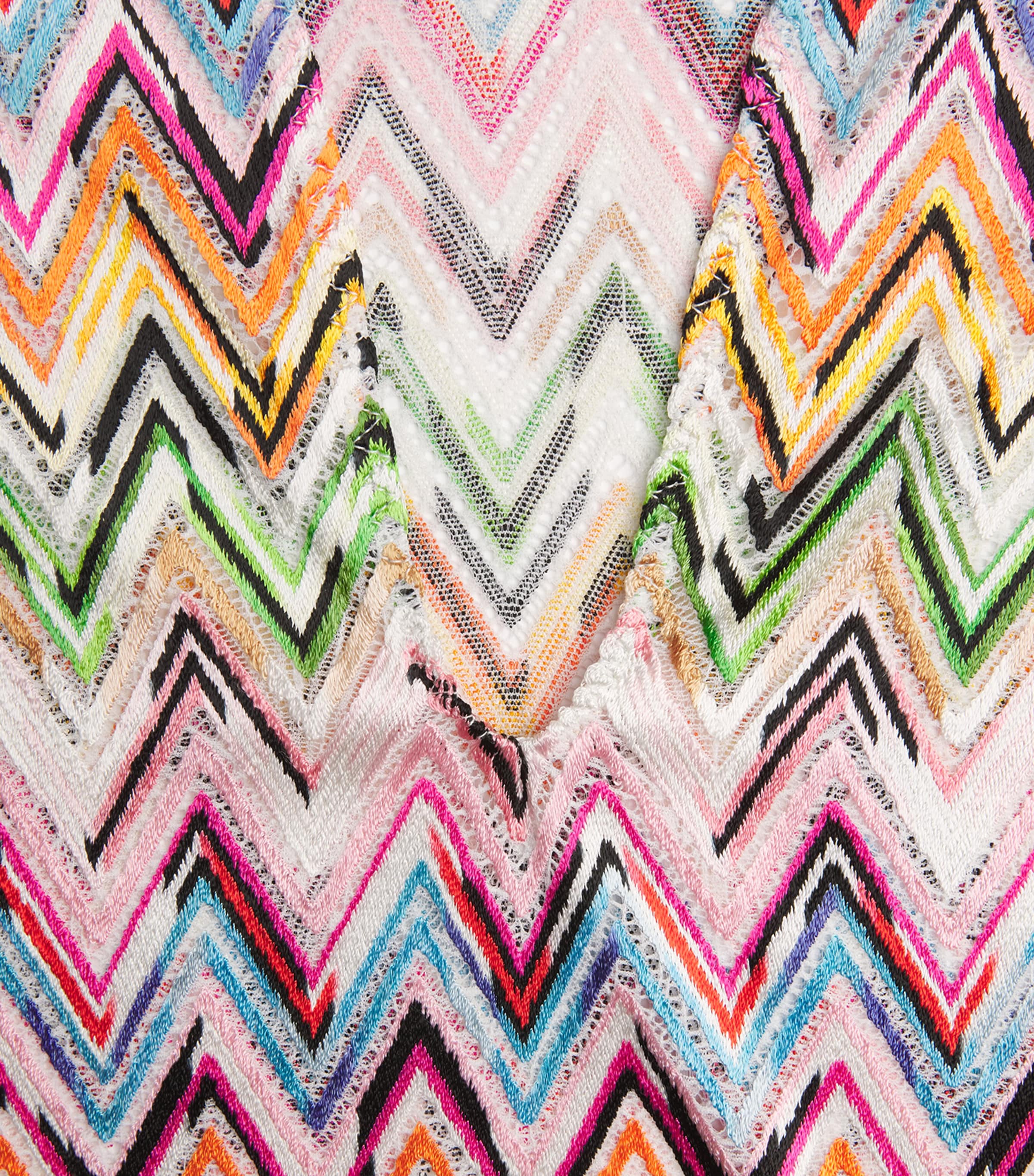 Zigzag V-Neck Mini Dress SM9Z9MULTICOLOUR Image 5