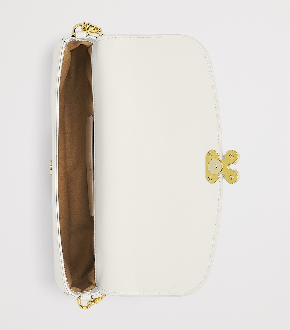 Leather Skull Flower Shoulder Bag 9112 Image 4