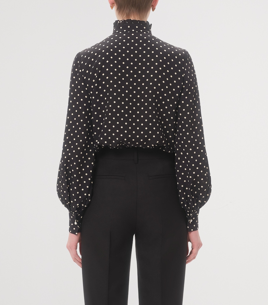 Silk Polka-Dot Blouse TB1 Image 5