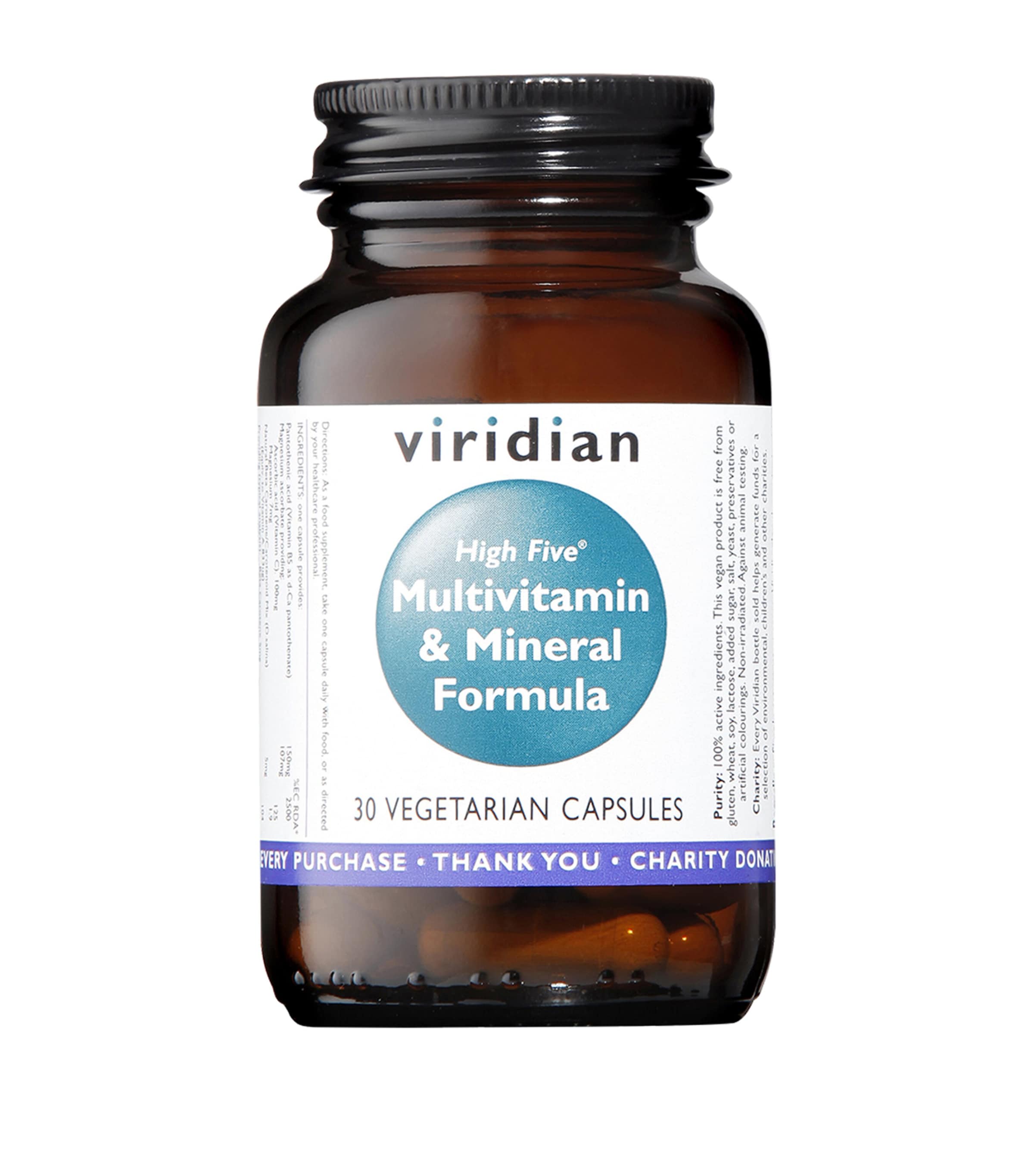 Viridian High Five Multivitamin And Mineral Formula