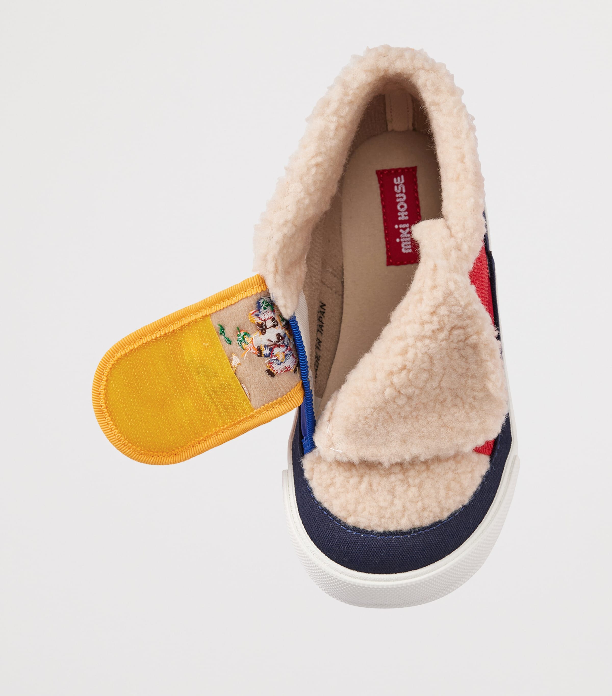 Miki House Embroidered Velcro Sneakers Image 5
