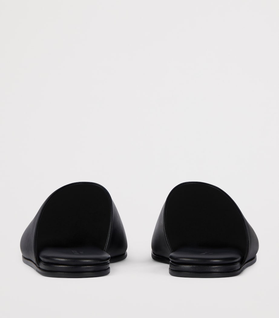 Givenchy Nappa Leather Label Mules Image 5