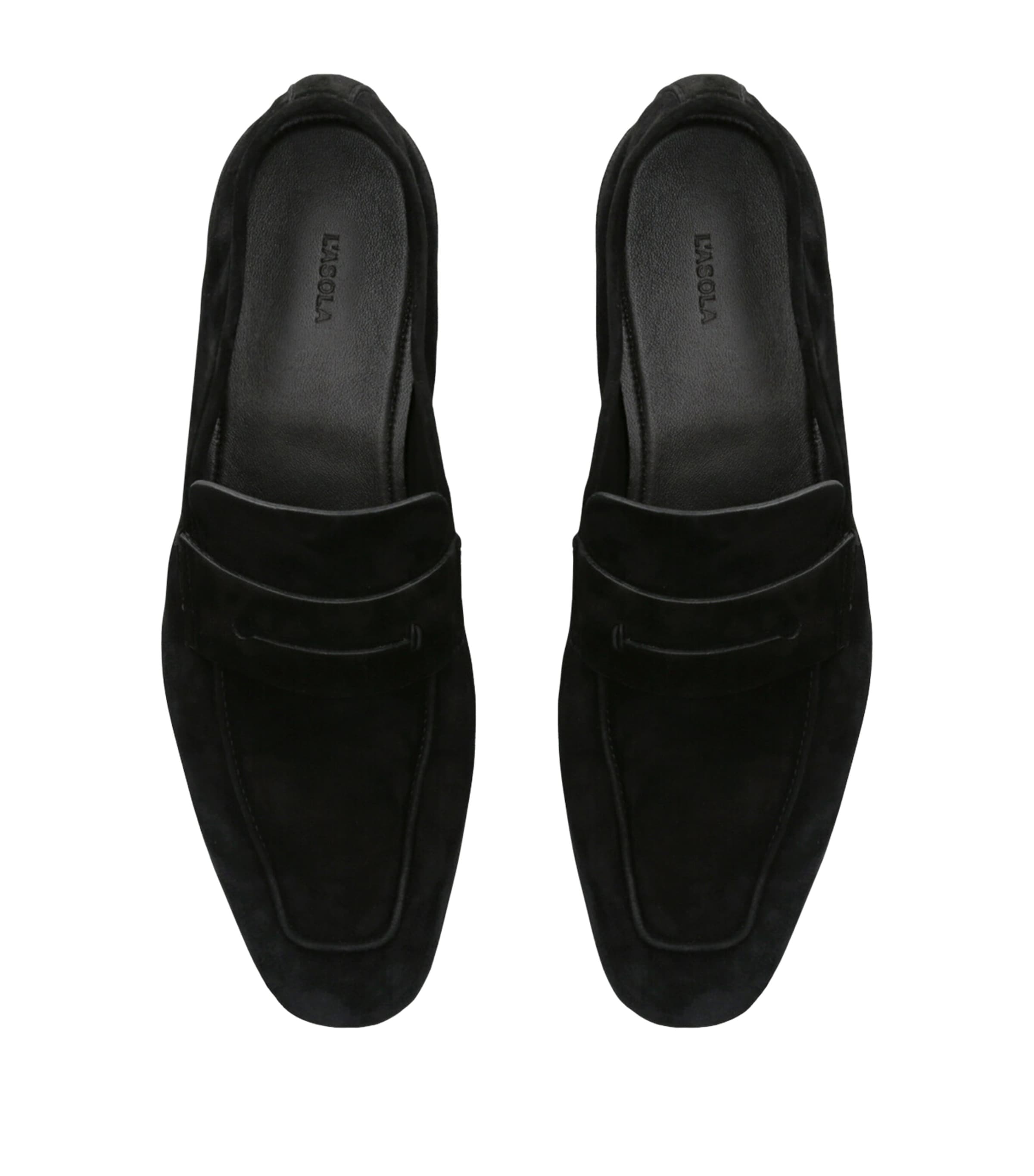 Suede L'Asola Loafers BLACK Image 4