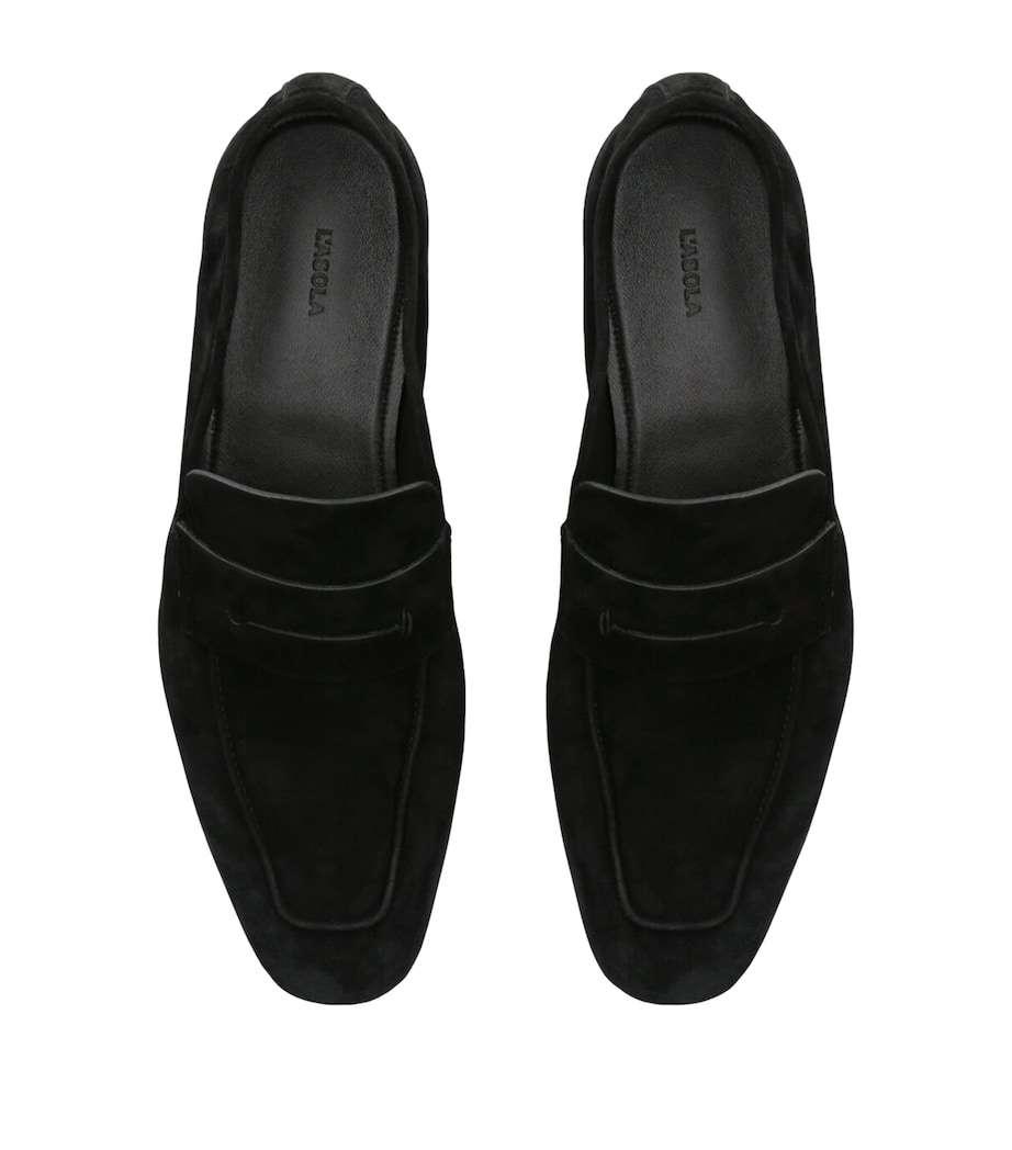 Suede L'Asola Loafers BLACK Image 4