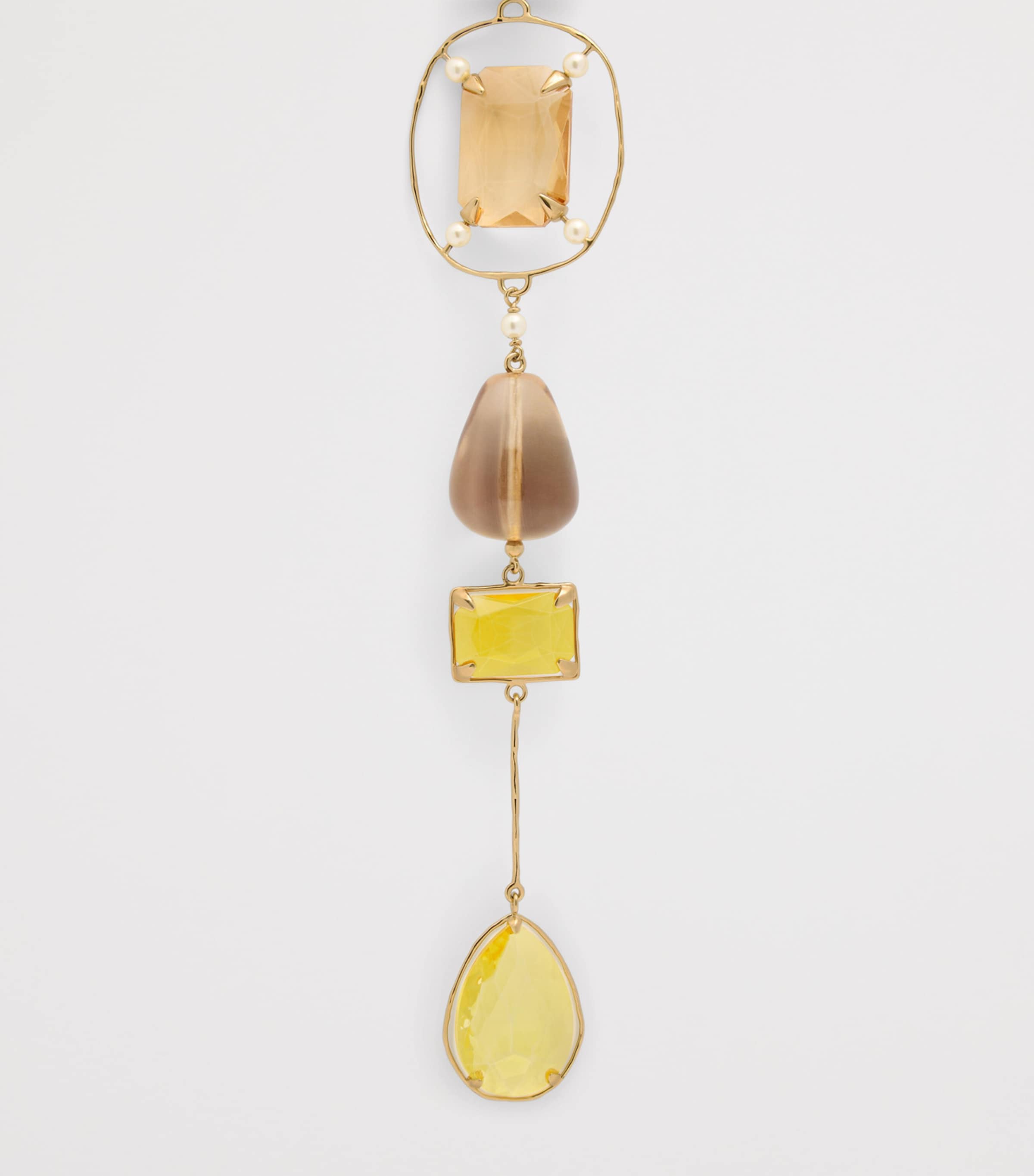 Givenchy Crystal Rainbow Drop Necklace Image 3