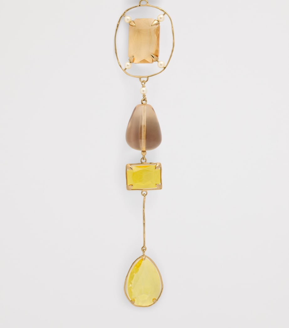 Givenchy Crystal Rainbow Drop Necklace Image 3