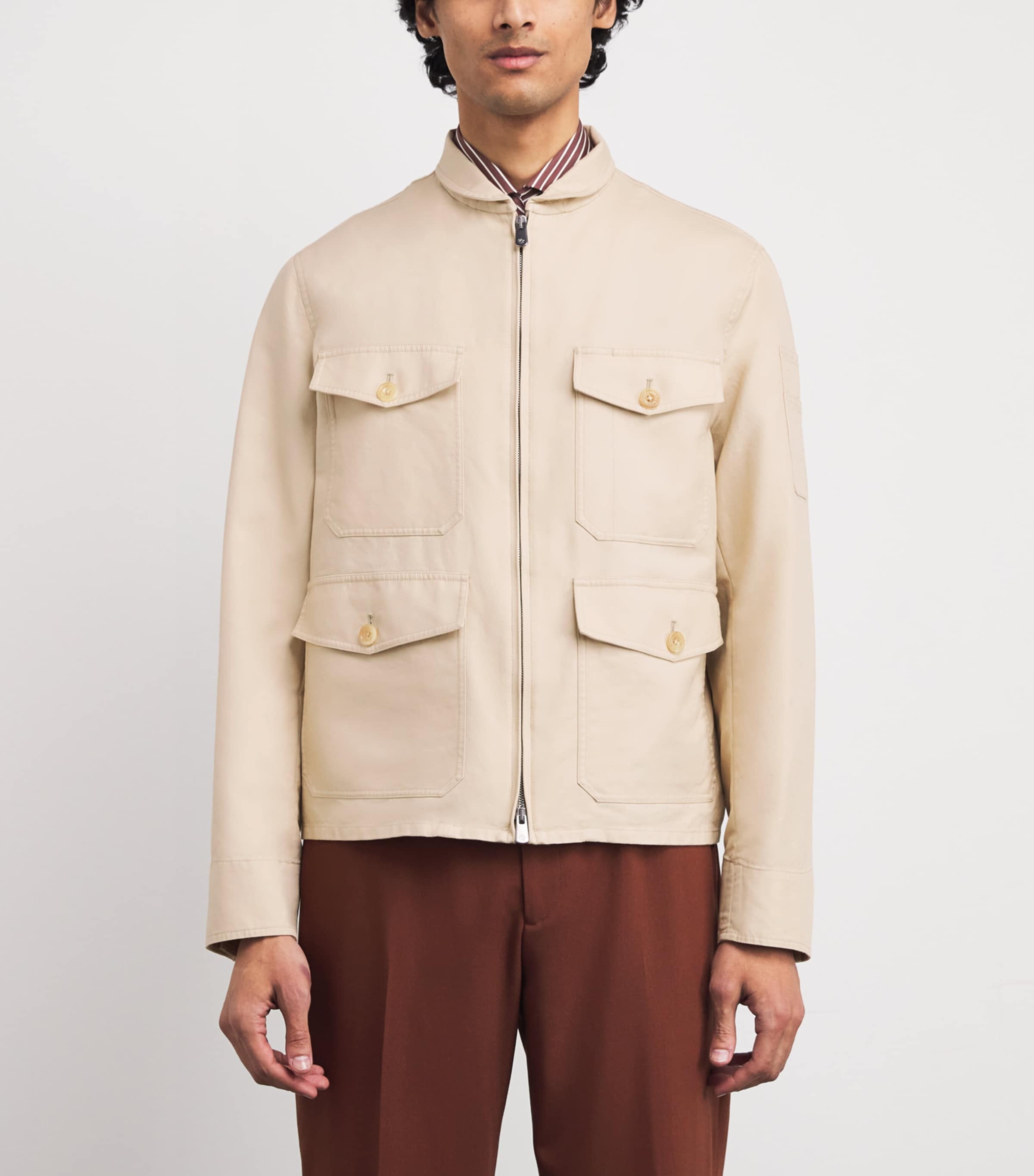 Cotton Boulton Jacket BEIGE Image 3